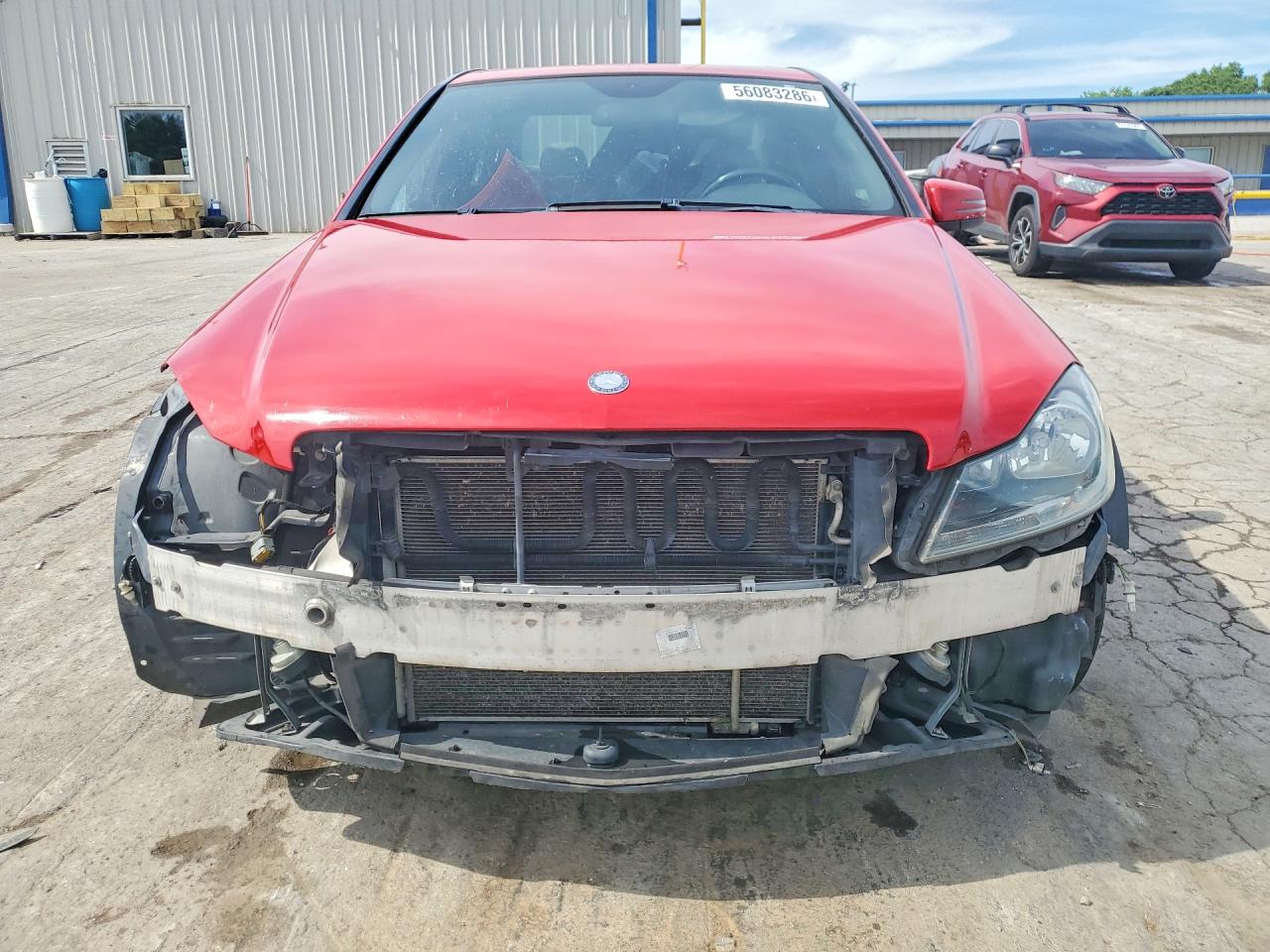 2013 Mercedes-benz C 300 4matic Red vin: WDDGF8AB8DA786602