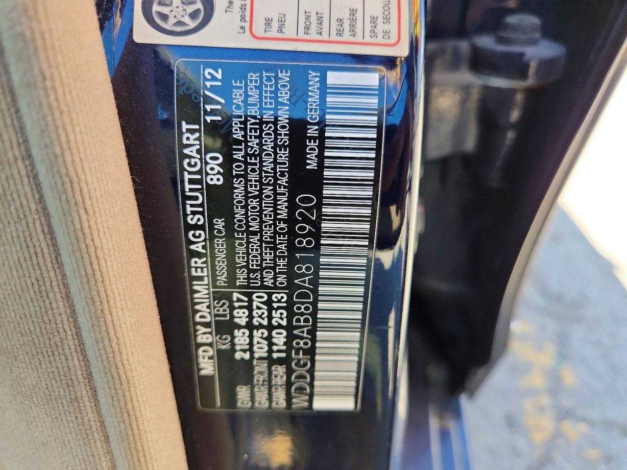2013 Mercedes-benz C 300 4matic Blue vin: WDDGF8AB8DA818920
