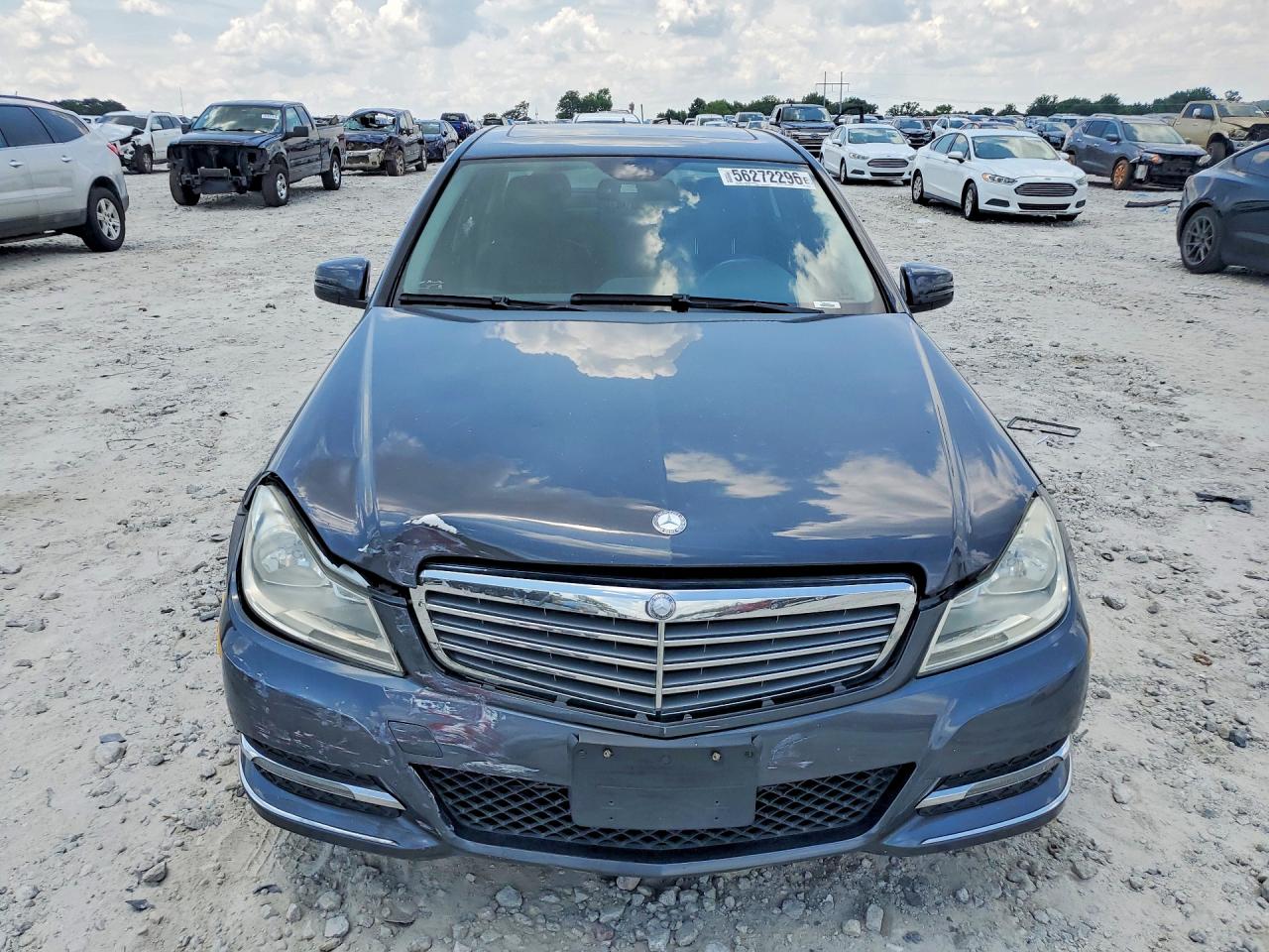 2013 Mercedes-benz C 300 4matic Gray vin: WDDGF8AB8DR250704