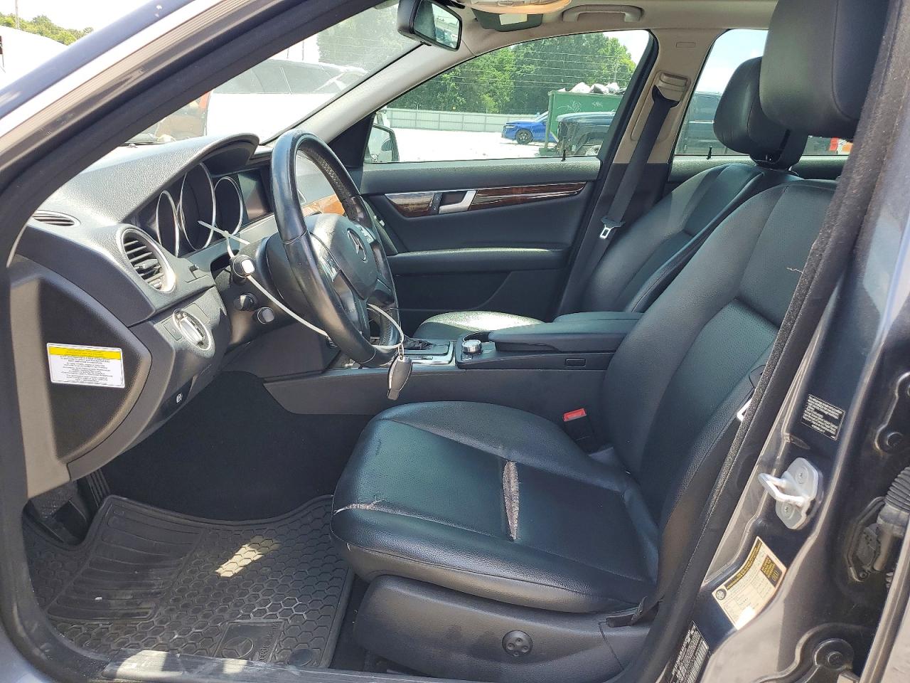 2013 Mercedes-benz C 300 4matic Gray vin: WDDGF8AB8DR250704