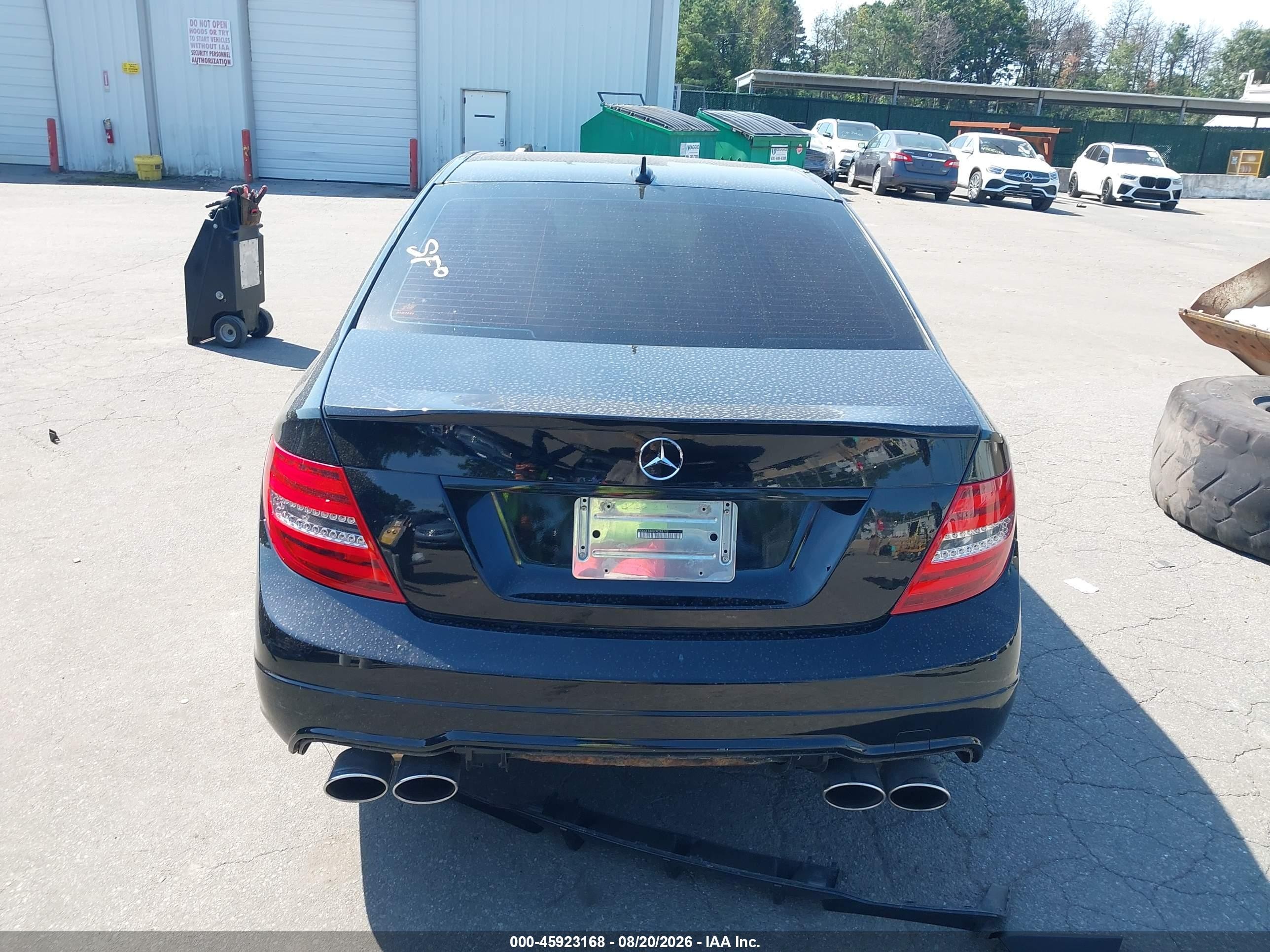 2013 Mercedes-benz C 300 Sport 4matic Black vin: WDDGF8AB8DR288143