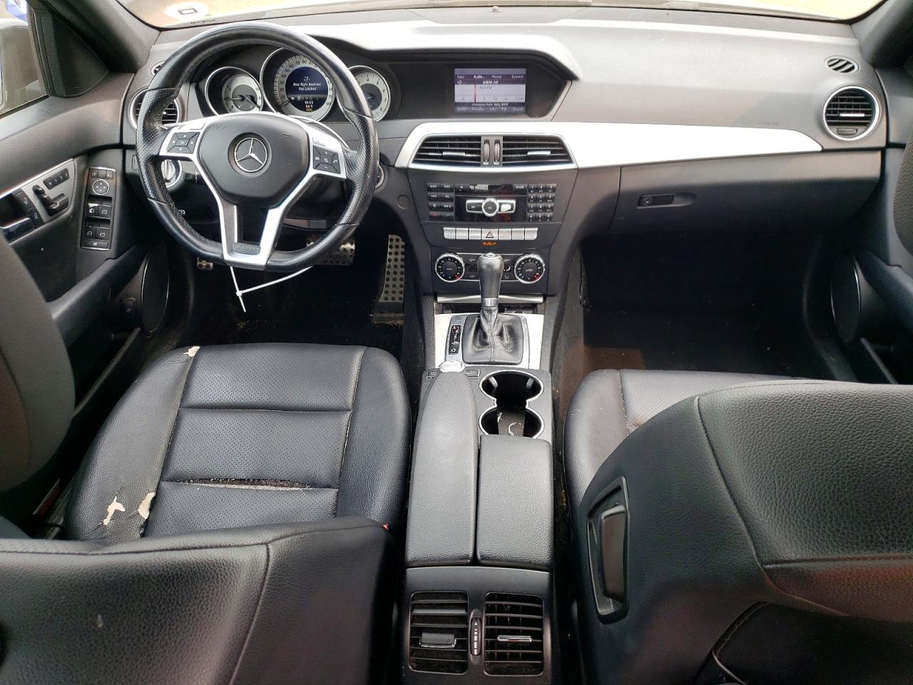 2013 Mercedes-benz C 300 4matic Black vin: WDDGF8AB8DR299661