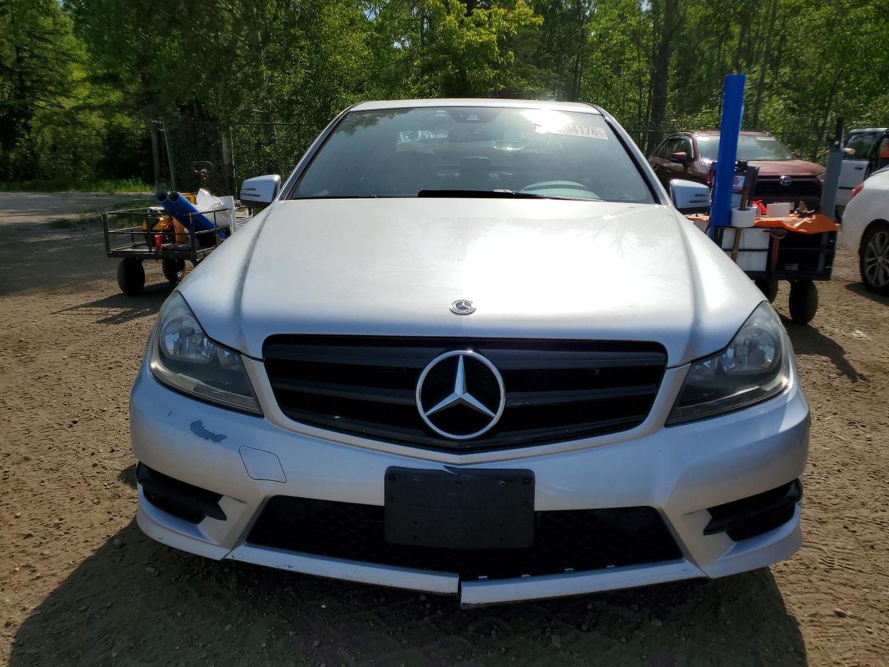 2014 Mercedes-benz C 300 4matic Silver vin: WDDGF8AB8EA915522
