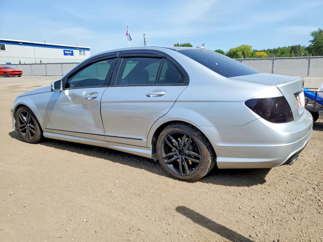 2014 Mercedes-benz C 300 4matic Silver vin: WDDGF8AB8EA915522