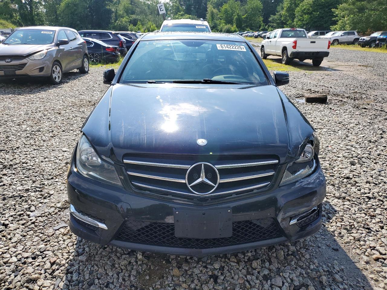 2014 Mercedes-benz C 300 4matic Black vin: WDDGF8AB8EA952859