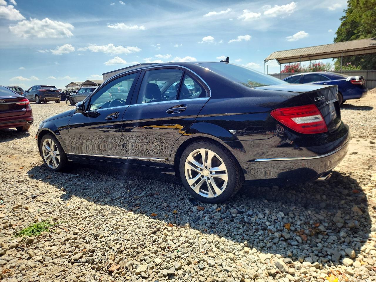 2014 Mercedes-benz C 300 4matic Черный vin: WDDGF8AB8ER325032