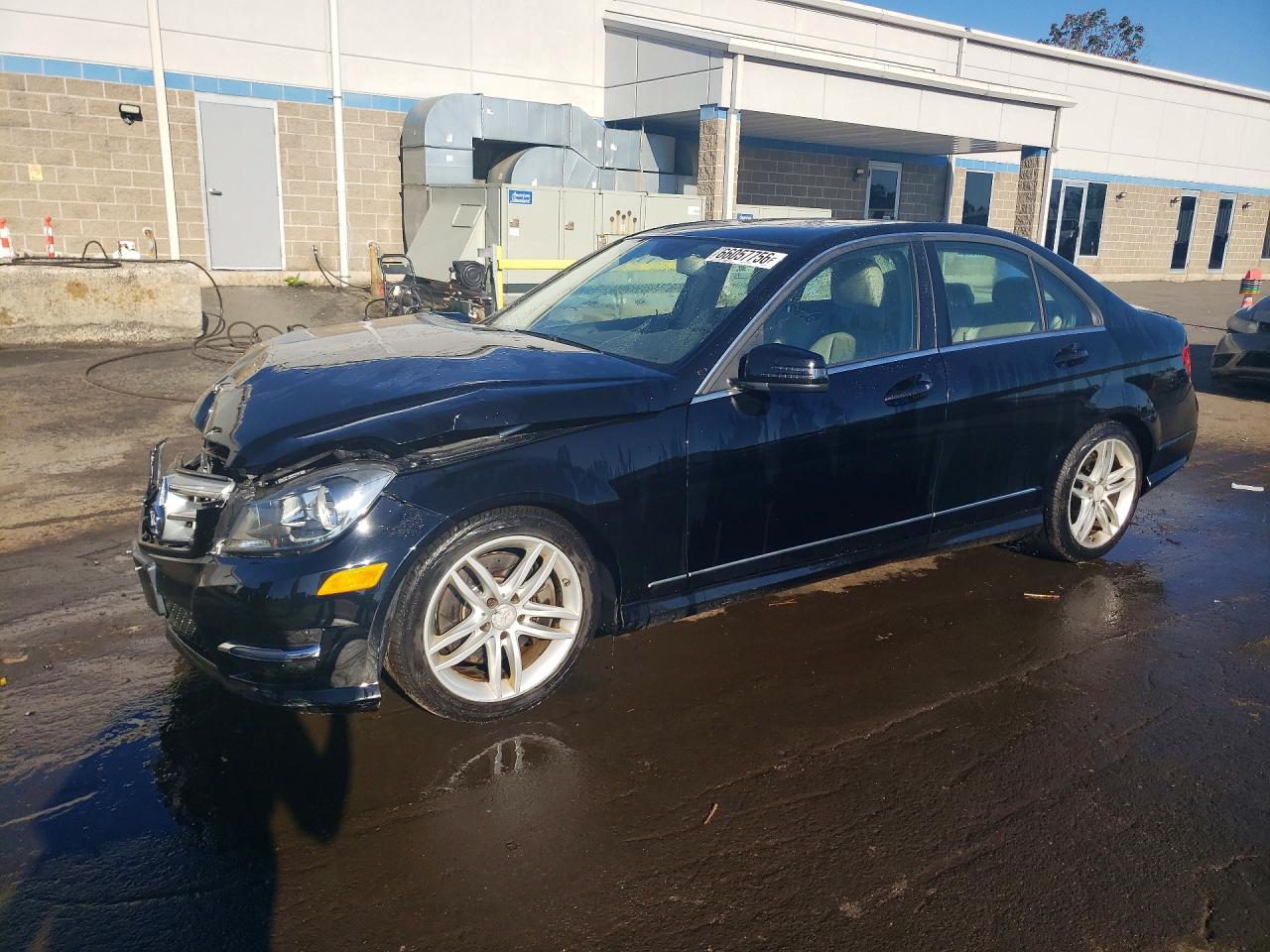 2013 Mercedes-benz C 300 4matic Black vin: WDDGF8AB9DA811782