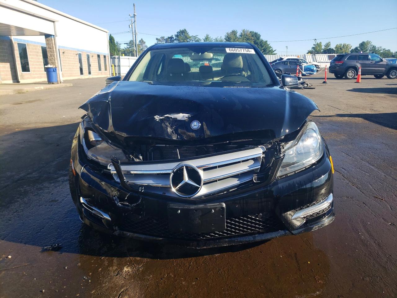 2013 Mercedes-benz C 300 4matic Black vin: WDDGF8AB9DA811782