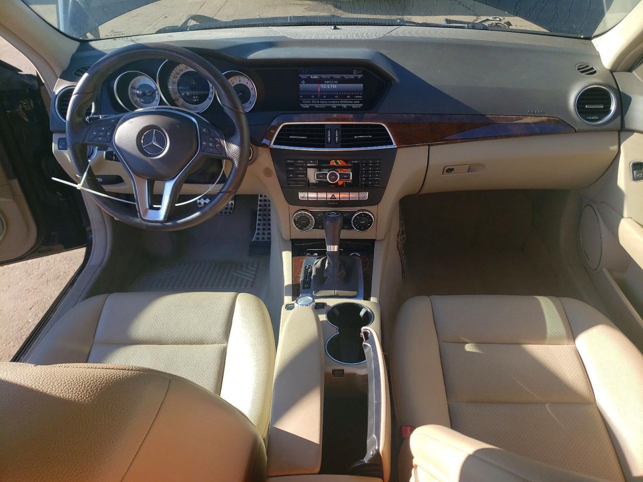 2013 Mercedes-benz C 300 4matic Black vin: WDDGF8AB9DA811782