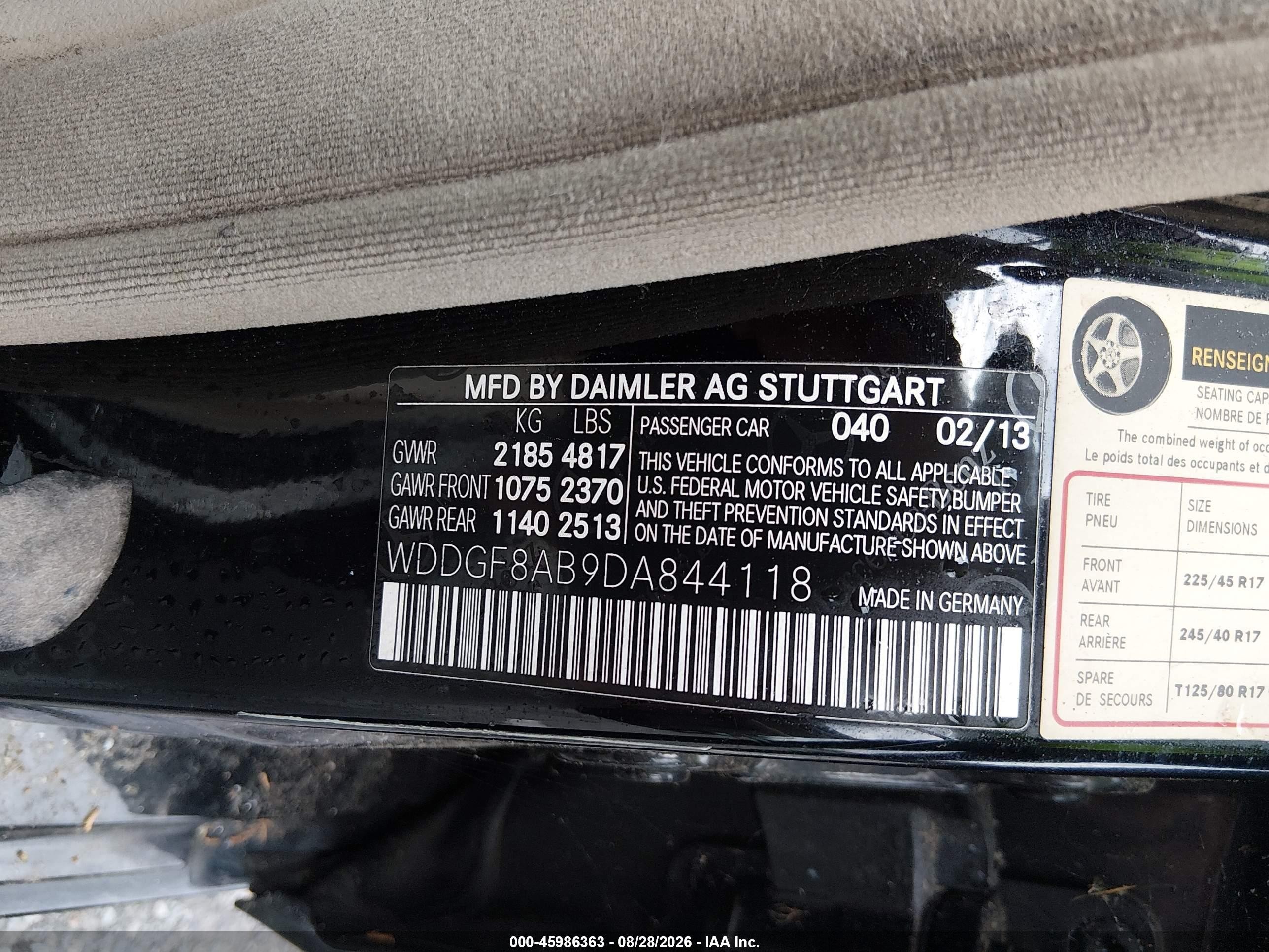 2013 Mercedes-benz C 300 Sport 4matic Black vin: WDDGF8AB9DA844118