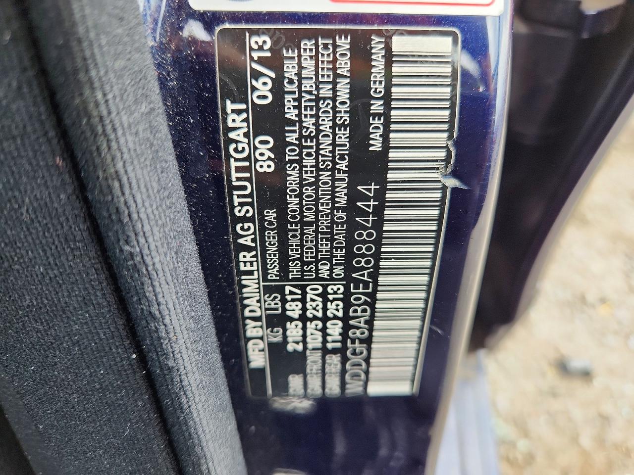 2014 Mercedes-benz C 300 4matic Blue vin: WDDGF8AB9EA888444