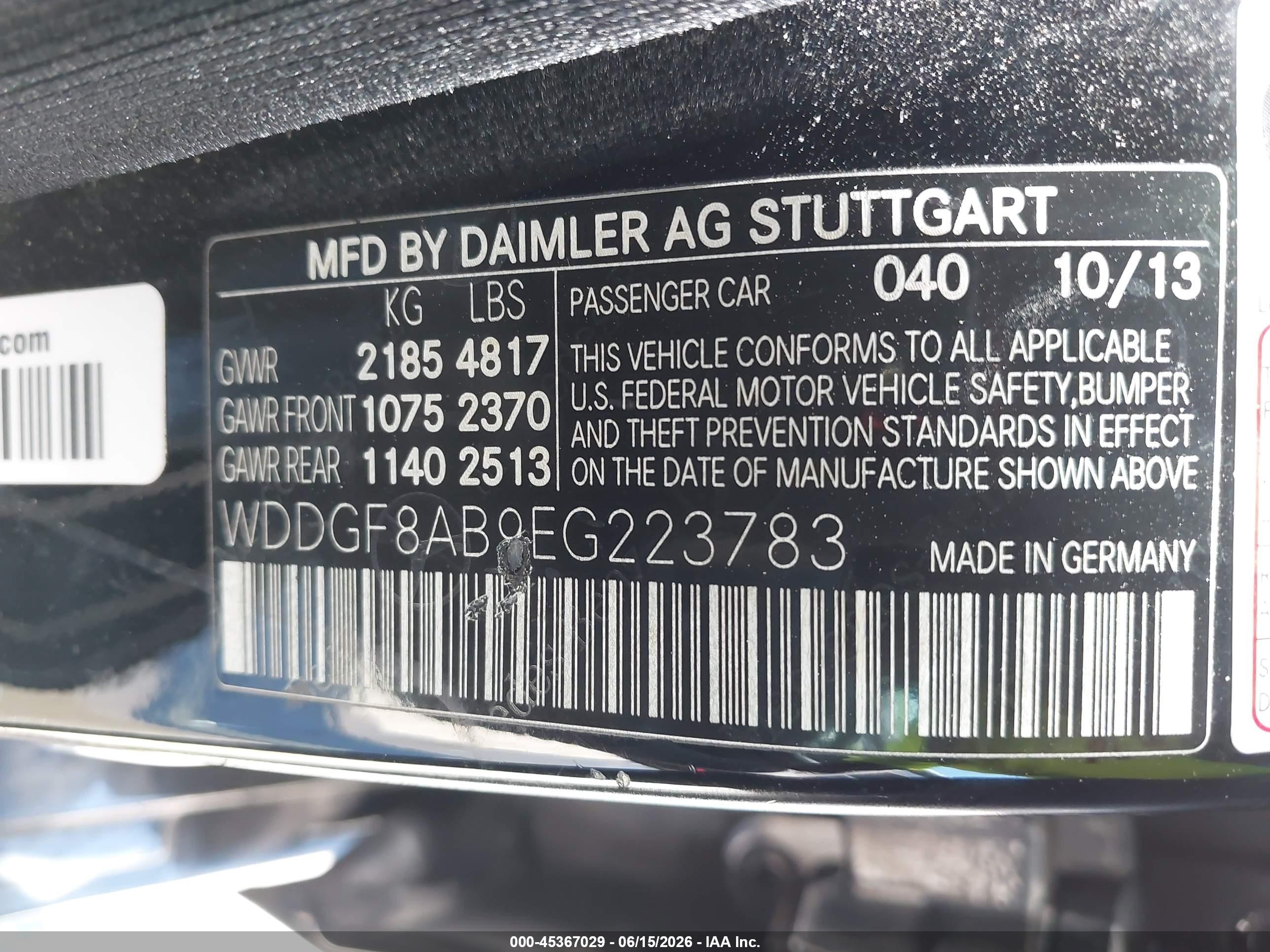 2014 Mercedes-benz C 300 Sport 4matic Black vin: WDDGF8AB9EG223783