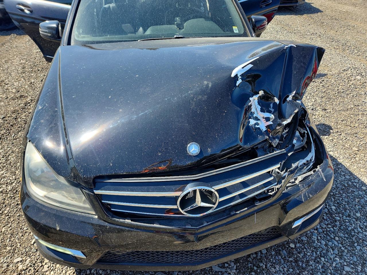 2014 Mercedes-benz C 300 4matic Black vin: WDDGF8AB9EG237246