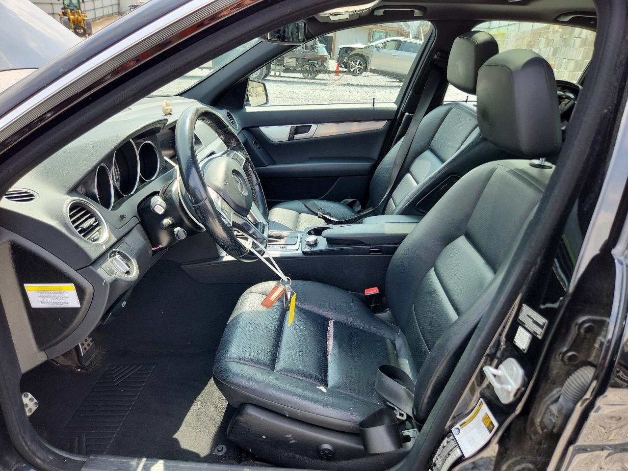 2014 Mercedes-benz C 300 4matic Black vin: WDDGF8AB9EG247873