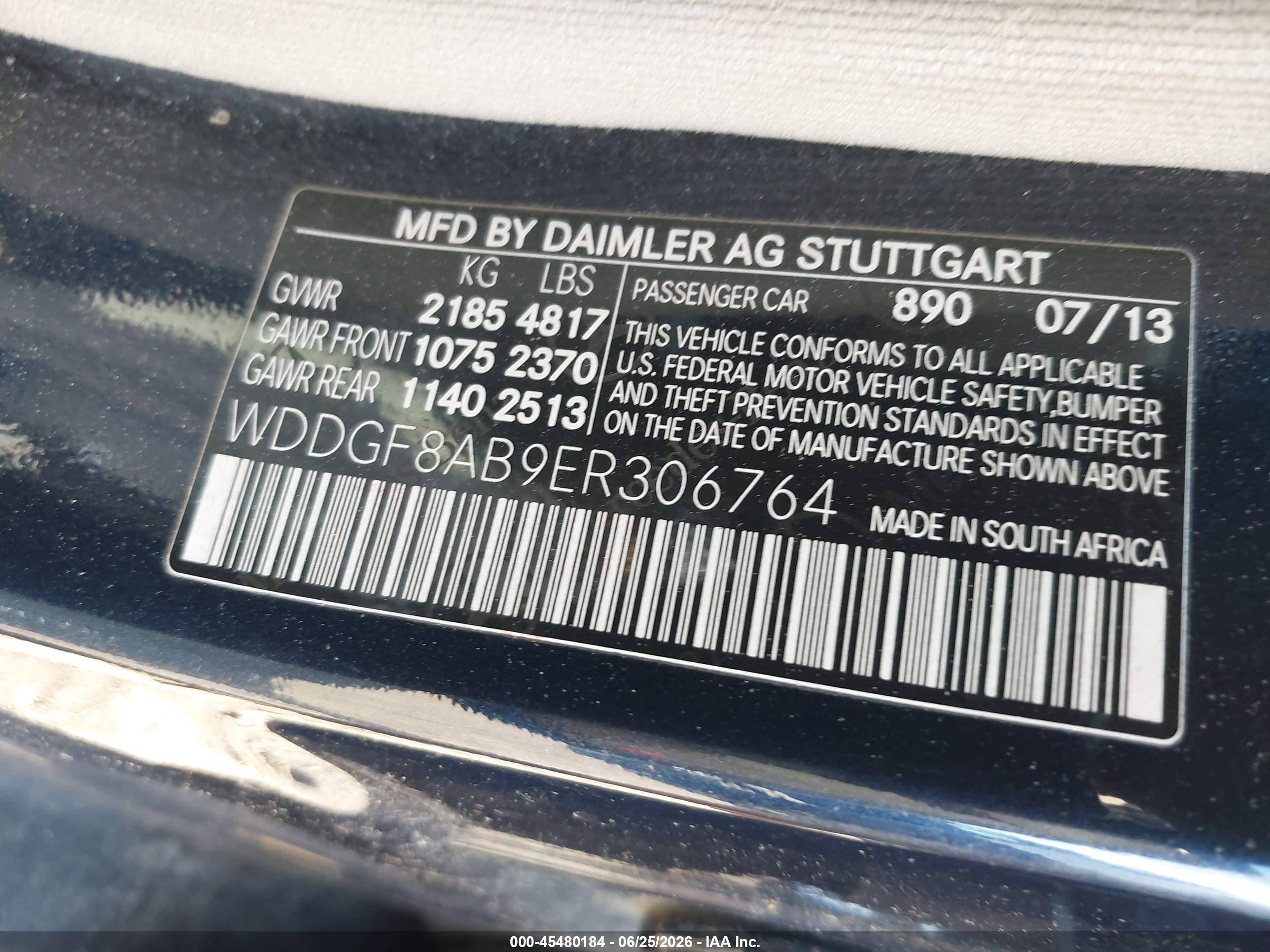 2014 Mercedes-benz C 300 Sport 4matic Синий vin: WDDGF8AB9ER306764