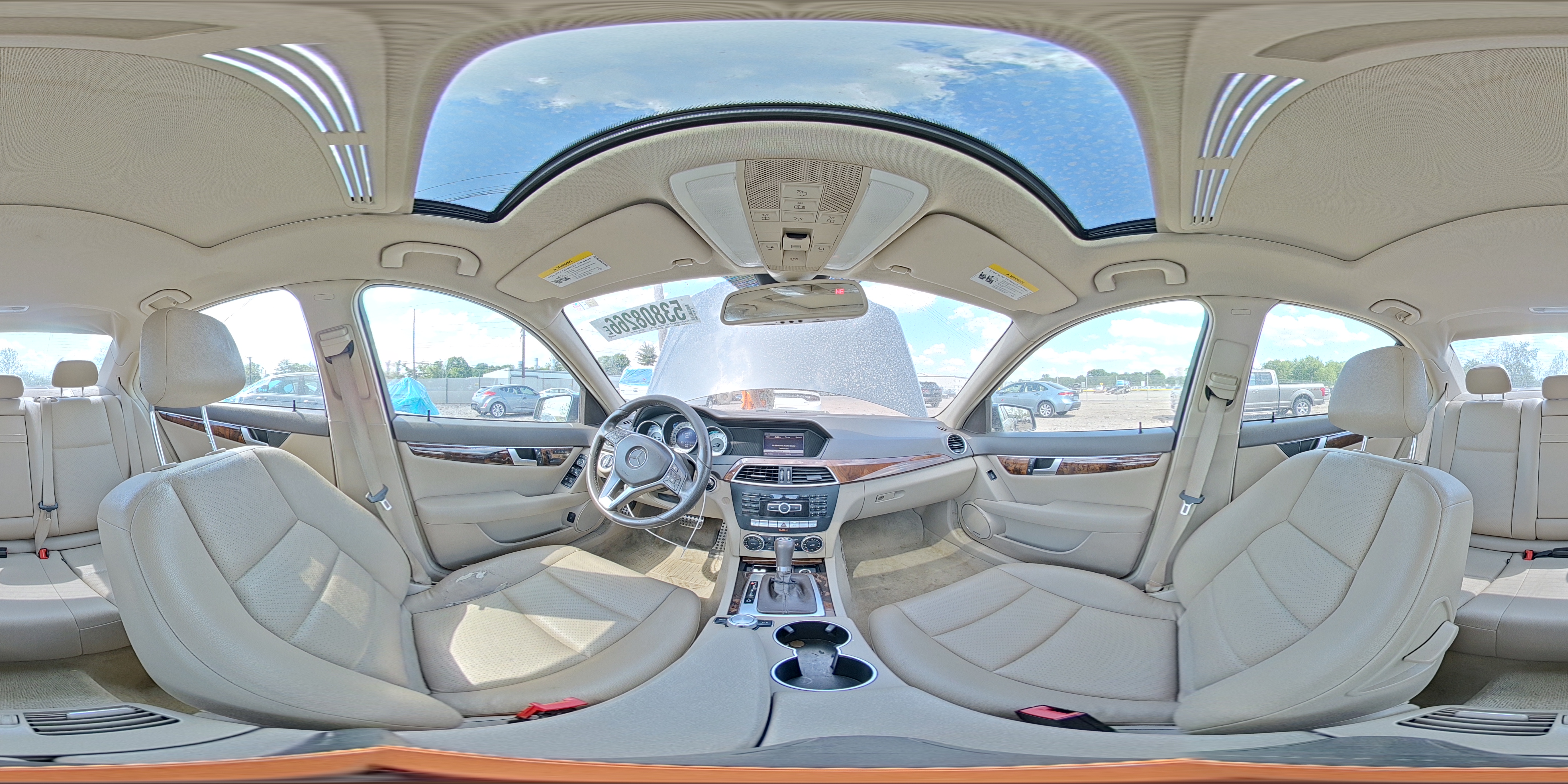 2014 Mercedes-benz C 300 4matic Серый vin: WDDGF8AB9ER311561
