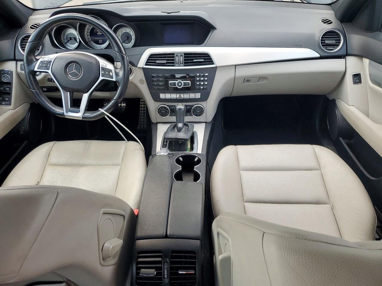 2014 Mercedes-benz C 300 4matic Gray vin: WDDGF8AB9ER318901