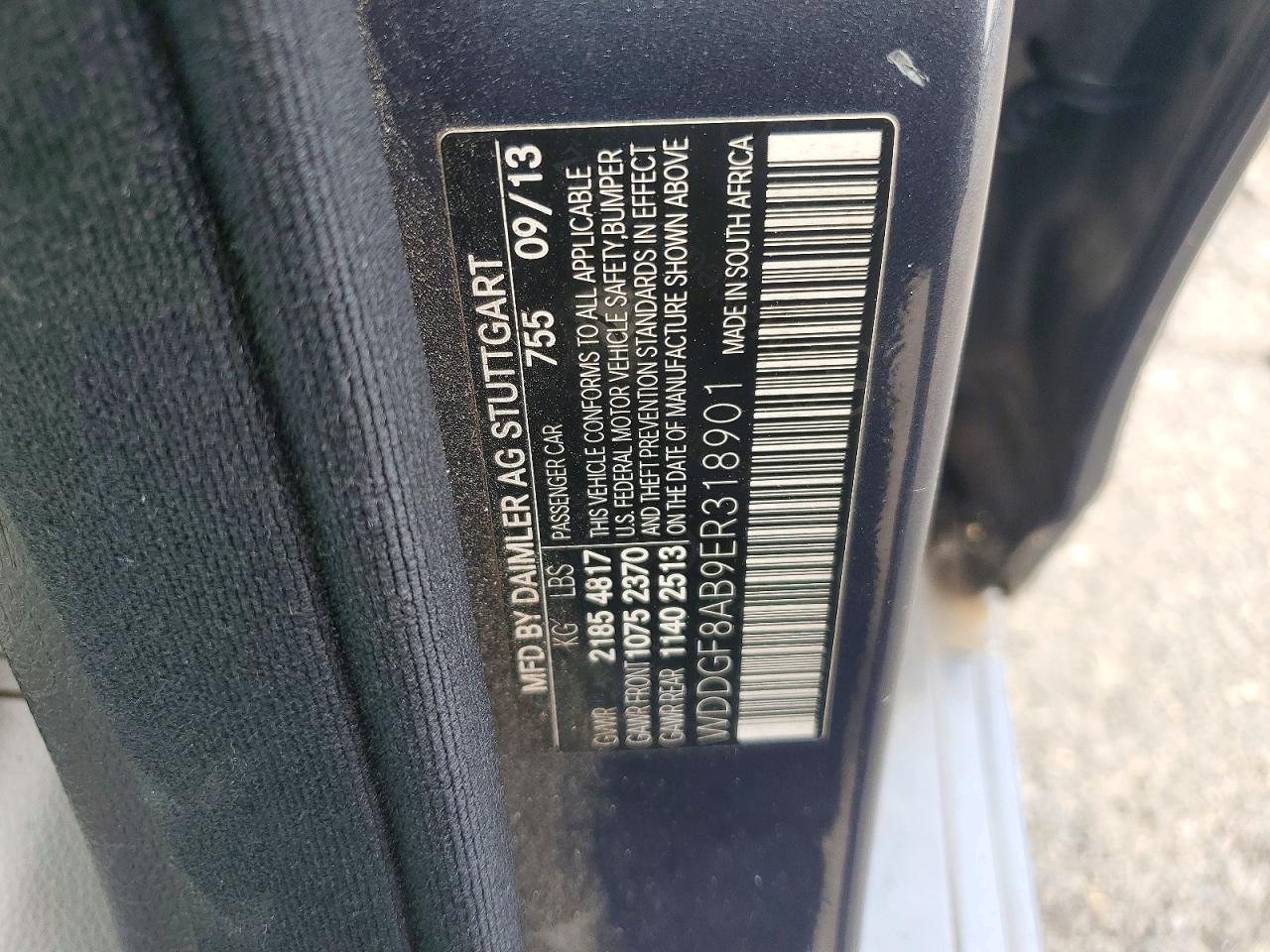 2014 Mercedes-benz C 300 4matic Gray vin: WDDGF8AB9ER318901