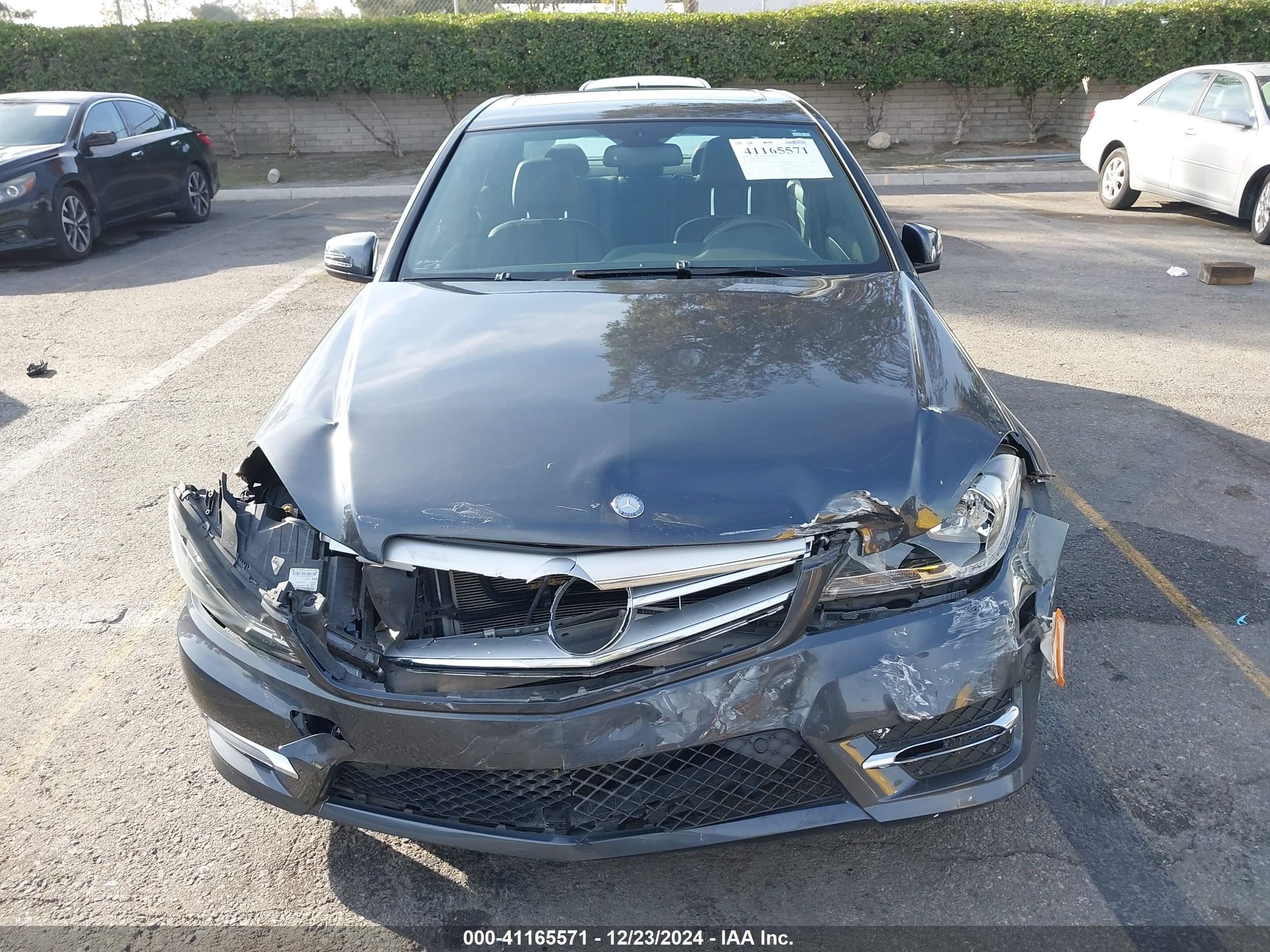 2013 Mercedes-benz C 300 Luxury 4matic/sport 4matic Gray vin: WDDGF8ABXDG055991