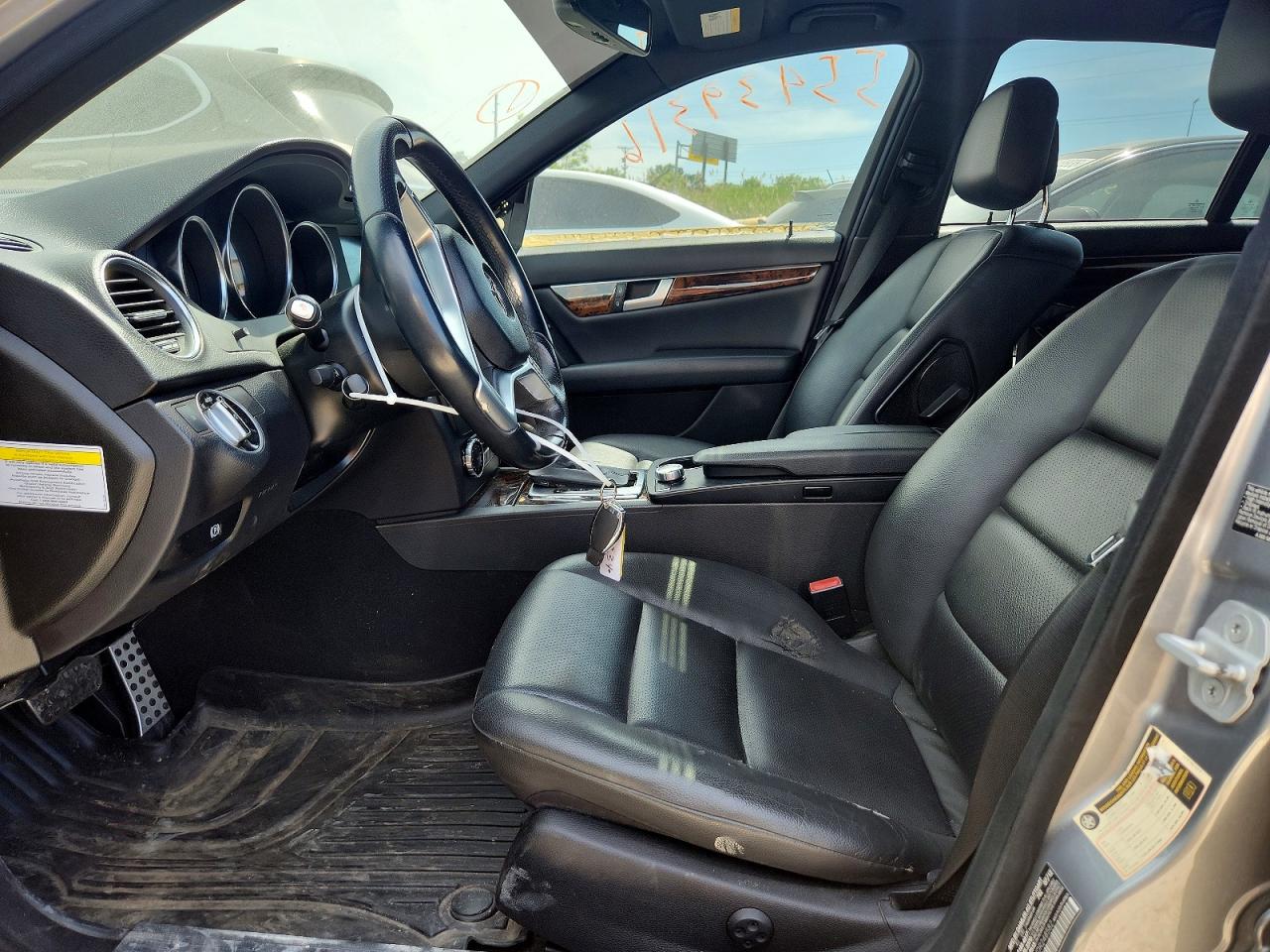 2013 Mercedes-benz C 300 4matic Silver vin: WDDGF8ABXDR248582