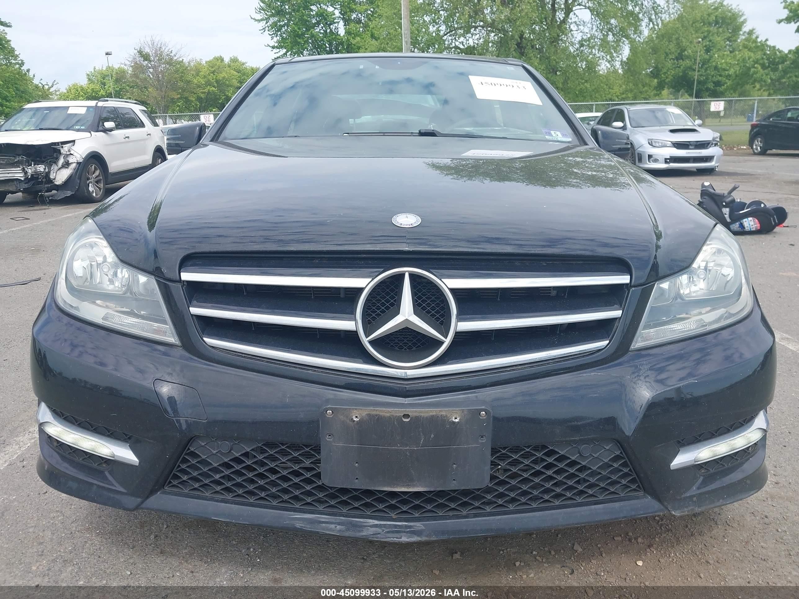 2014 Mercedes-benz C 300 Sport 4matic Black vin: WDDGF8ABXEG186176