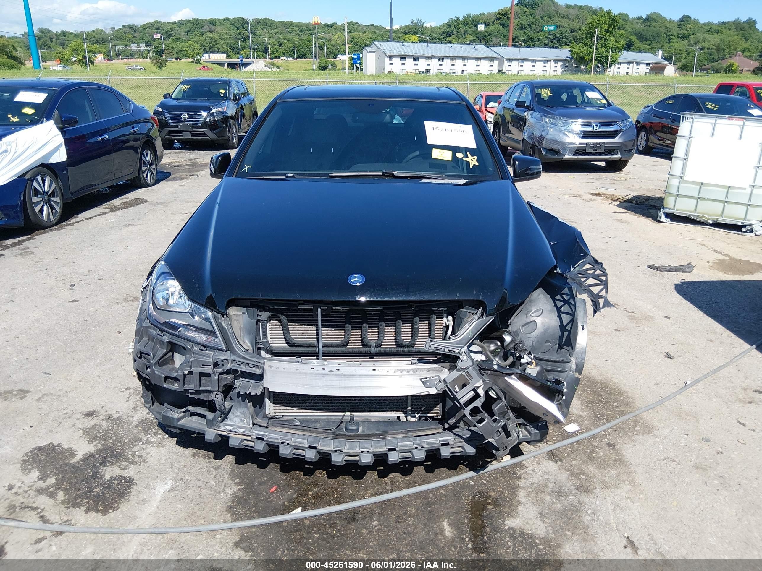 2014 Mercedes-benz C 300 Sport 4matic Black vin: WDDGF8ABXEG250720