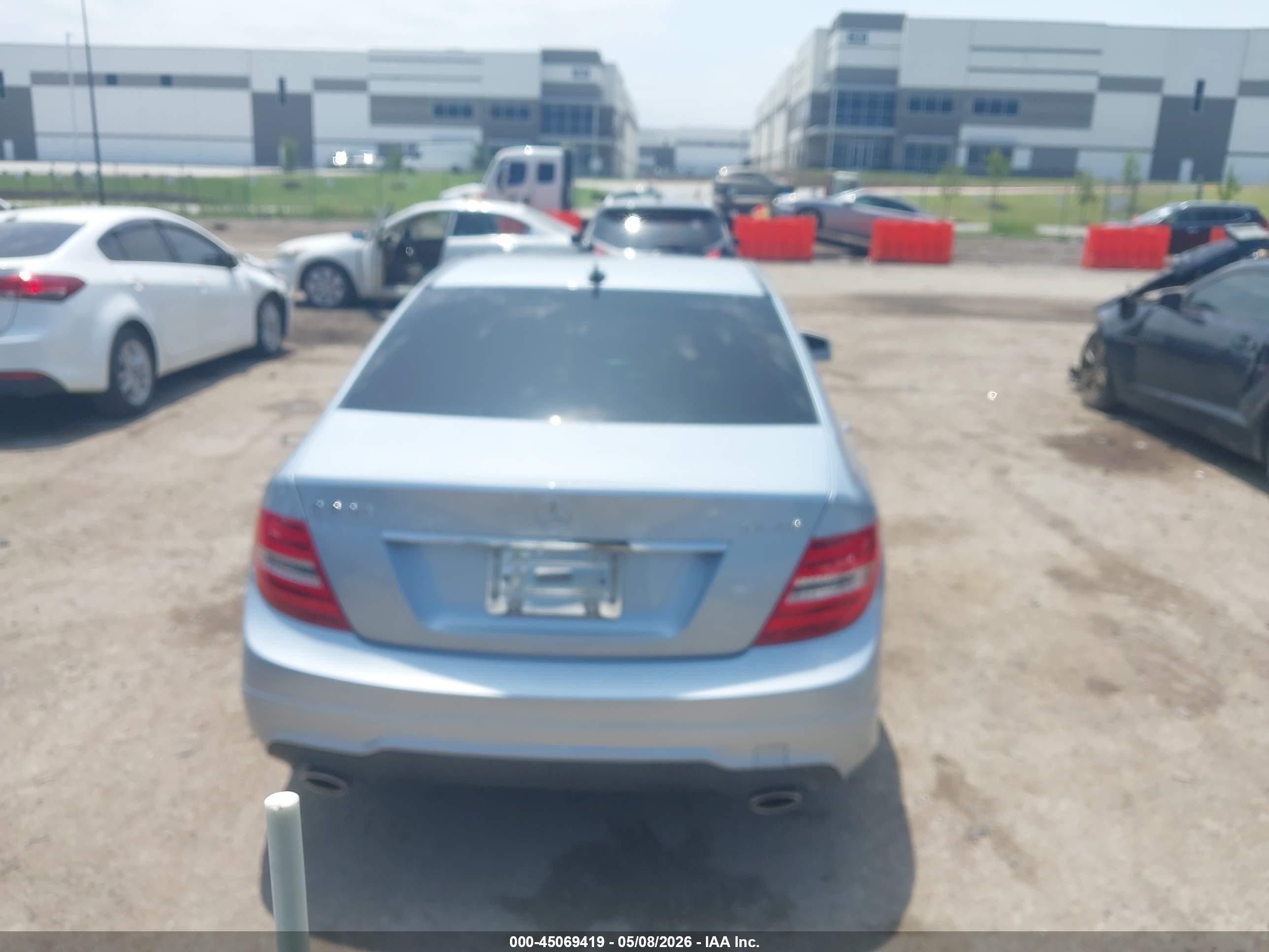 2014 Mercedes-benz C 300 Sport 4matic Light Blue vin: WDDGF8ABXER302531