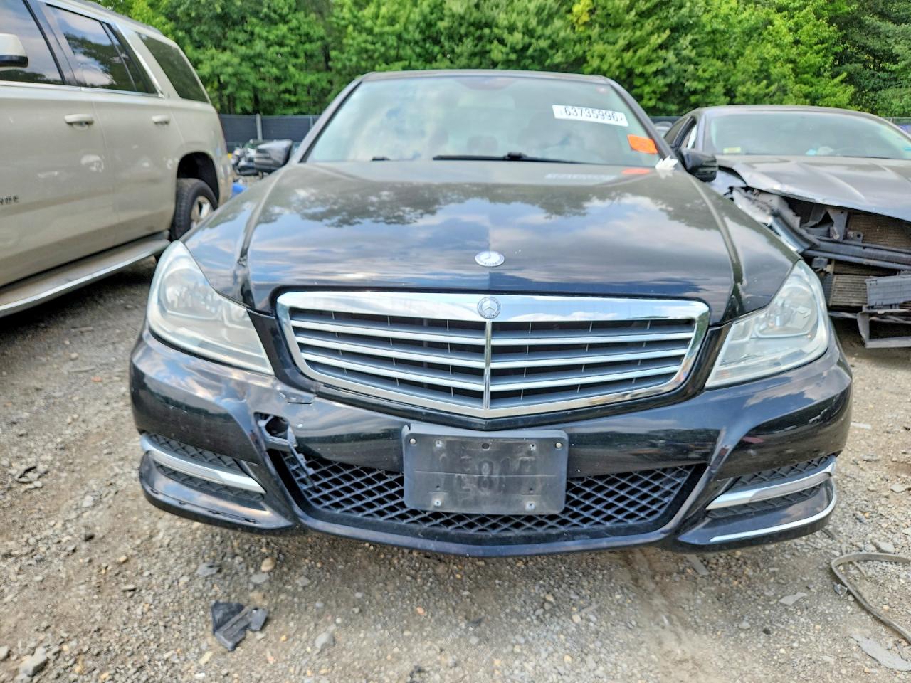 2014 Mercedes-benz C 300 4matic Black vin: WDDGF8ABXER304277