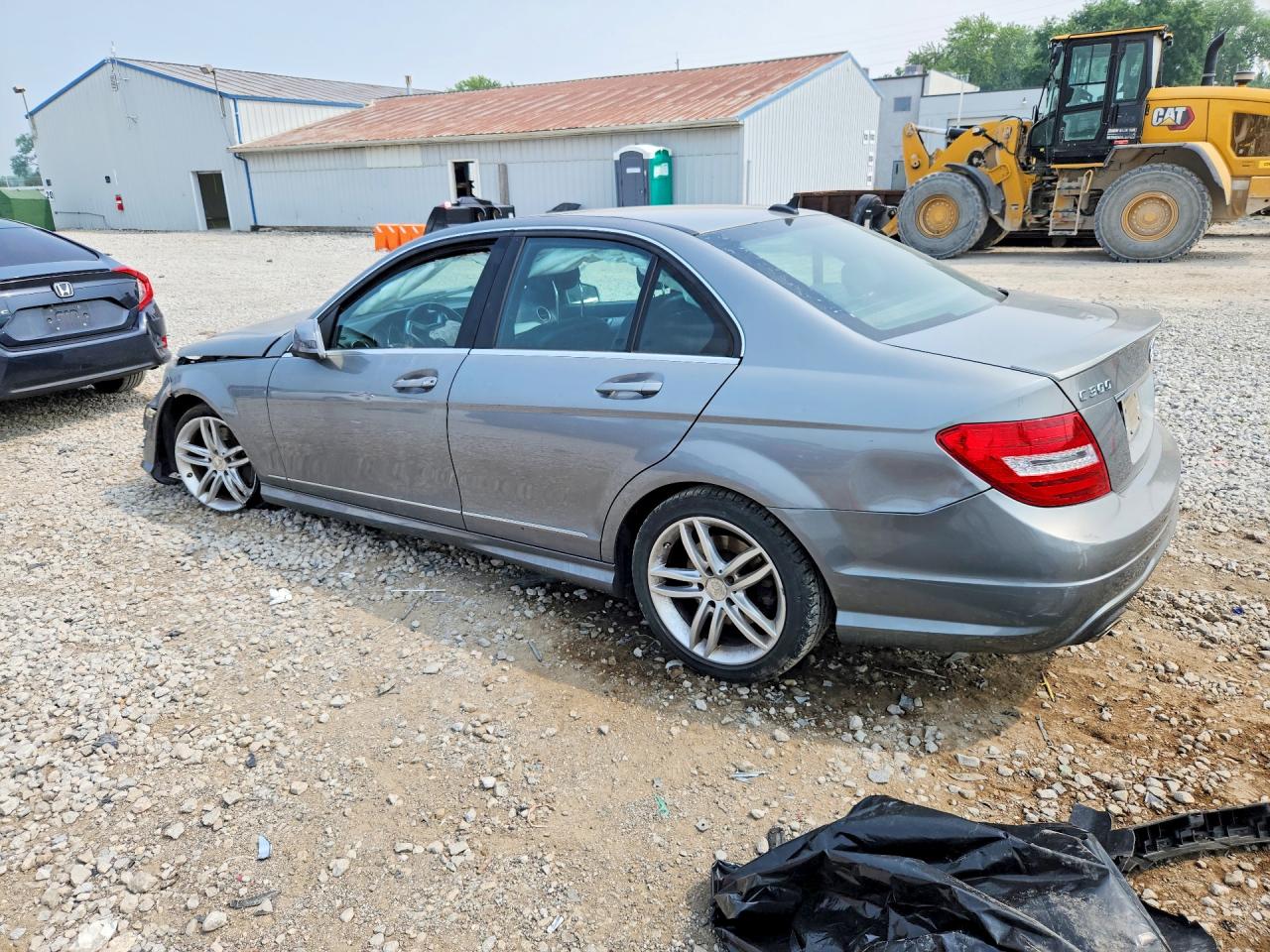 2014 Mercedes-benz C 300 4matic Gray vin: WDDGF8ABXER305624