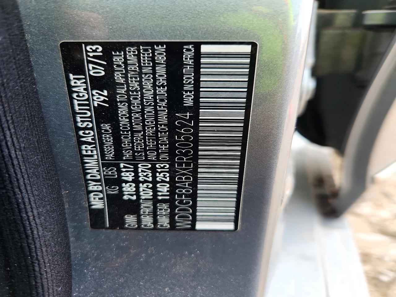 2014 Mercedes-benz C 300 4matic Gray vin: WDDGF8ABXER305624