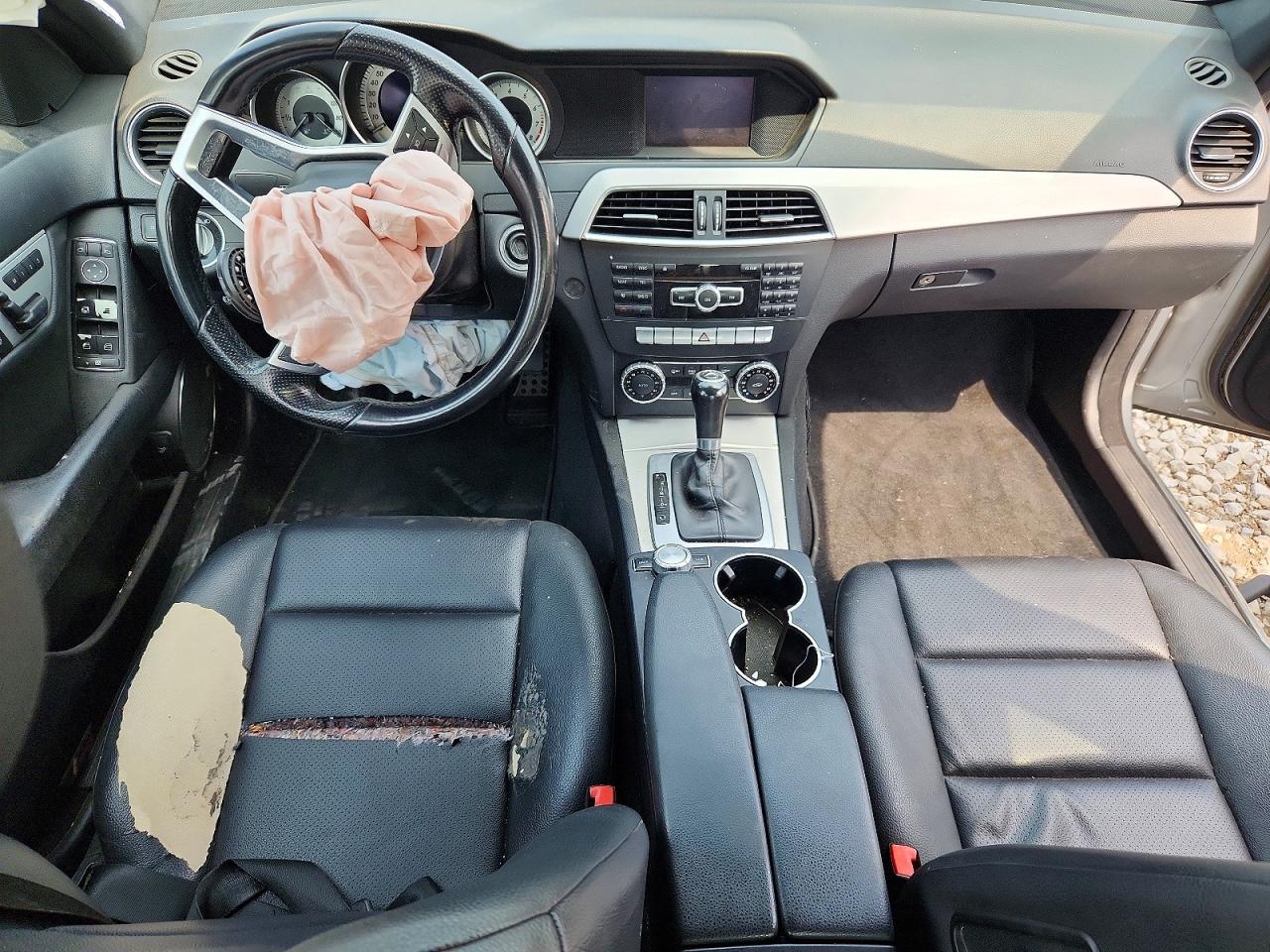 2014 Mercedes-benz C 300 4matic Gray vin: WDDGF8ABXER305624