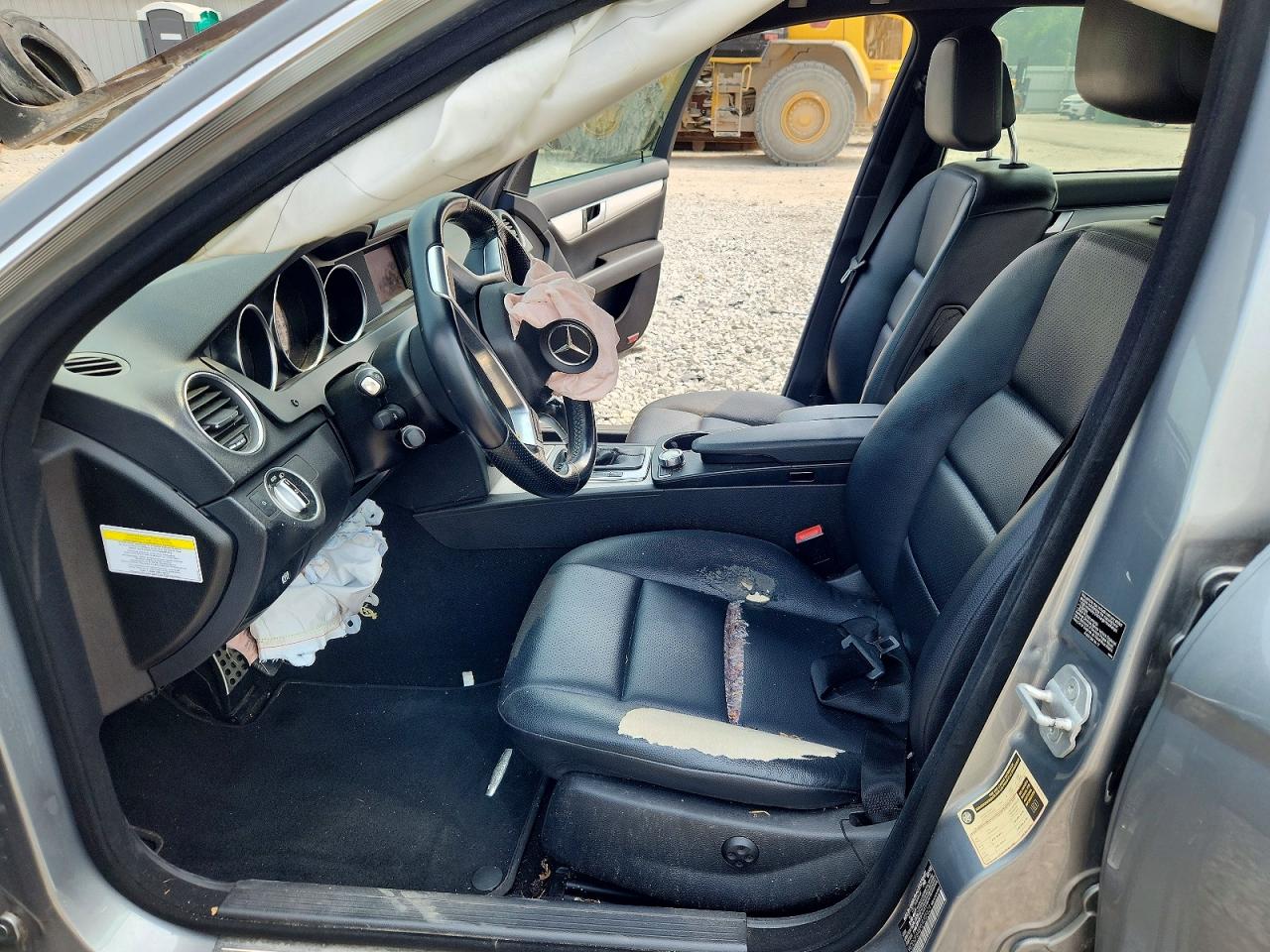 2014 Mercedes-benz C 300 4matic Gray vin: WDDGF8ABXER305624