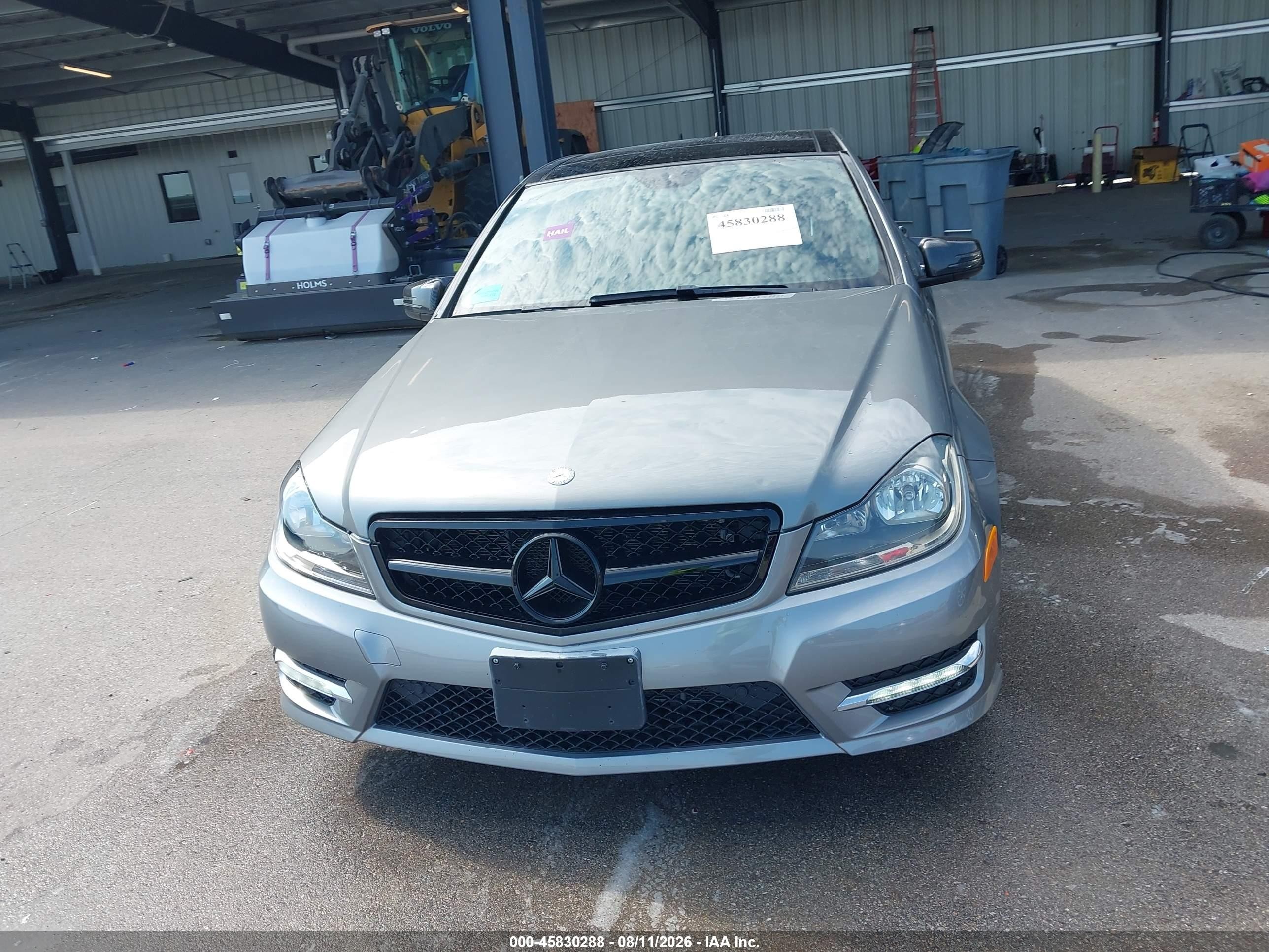 2014 Mercedes-benz C 300 Sport 4matic Silver vin: WDDGF8ABXER308975