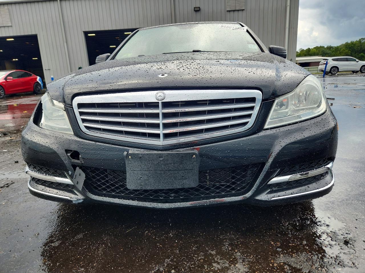 2014 Mercedes-benz C 300 4matic Black vin: WDDGF8ABXER310001