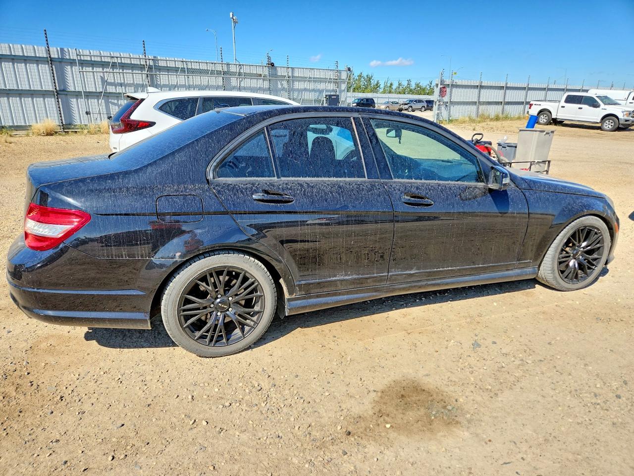 2010 Mercedes-benz C 300 4matic Black vin: WDDGF8BB0AF455896