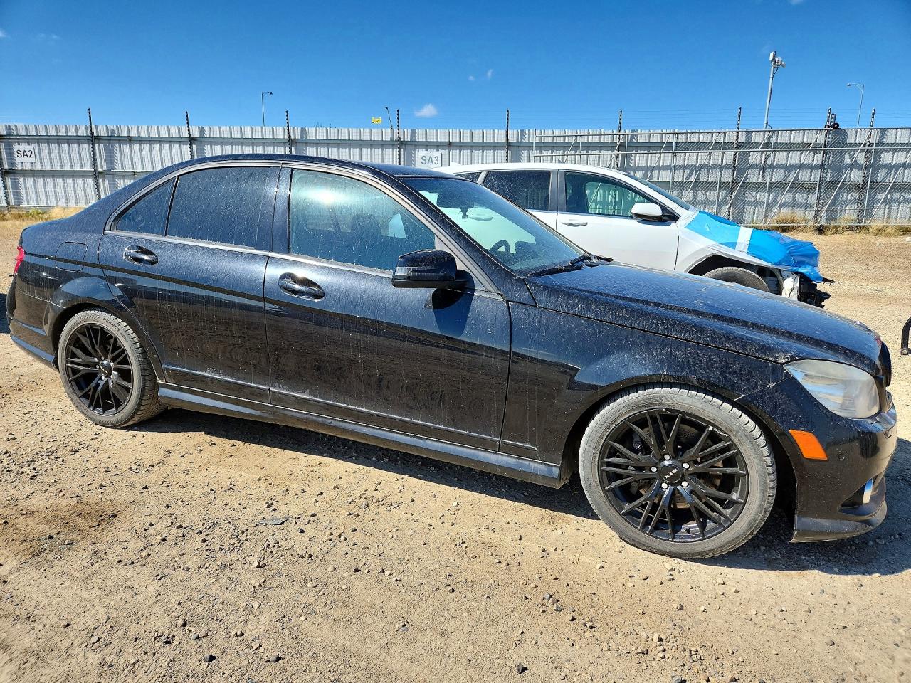 2010 Mercedes-benz C 300 4matic Black vin: WDDGF8BB0AF455896