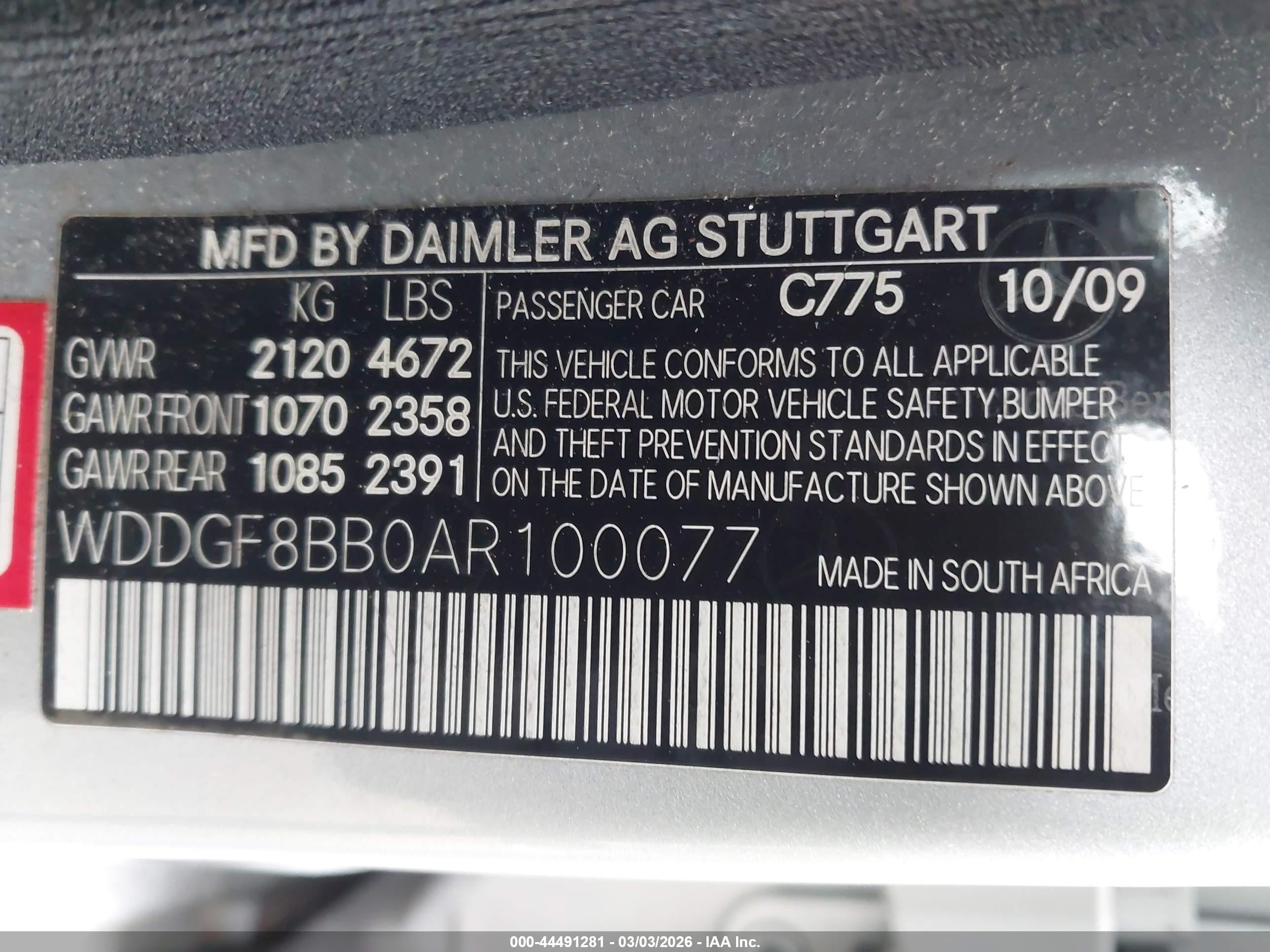 2010 Mercedes-benz C 300 Sport 4matic Silver vin: WDDGF8BB0AR100077