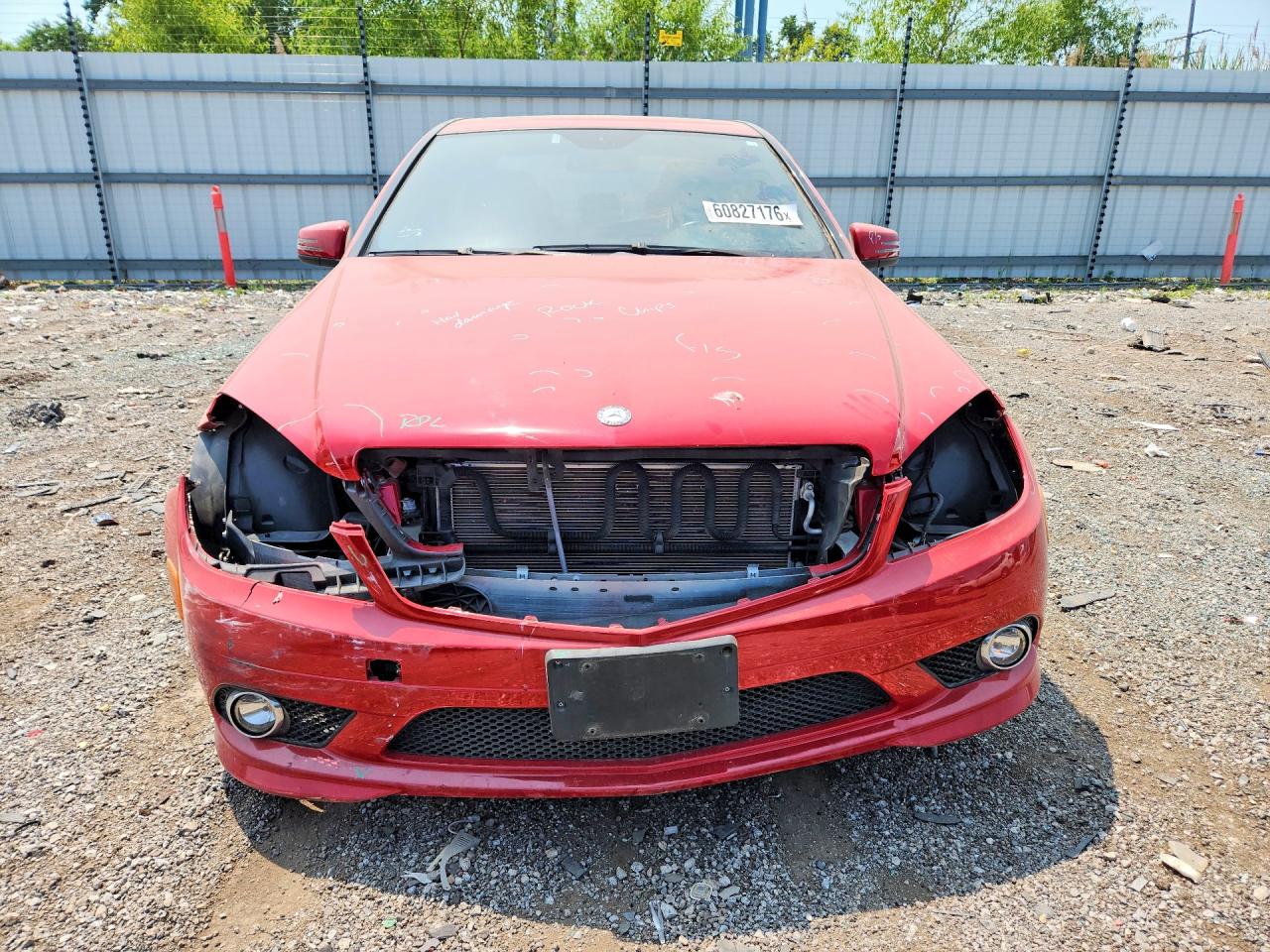 2010 Mercedes-benz C 300 4matic Red vin: WDDGF8BB0AR103416