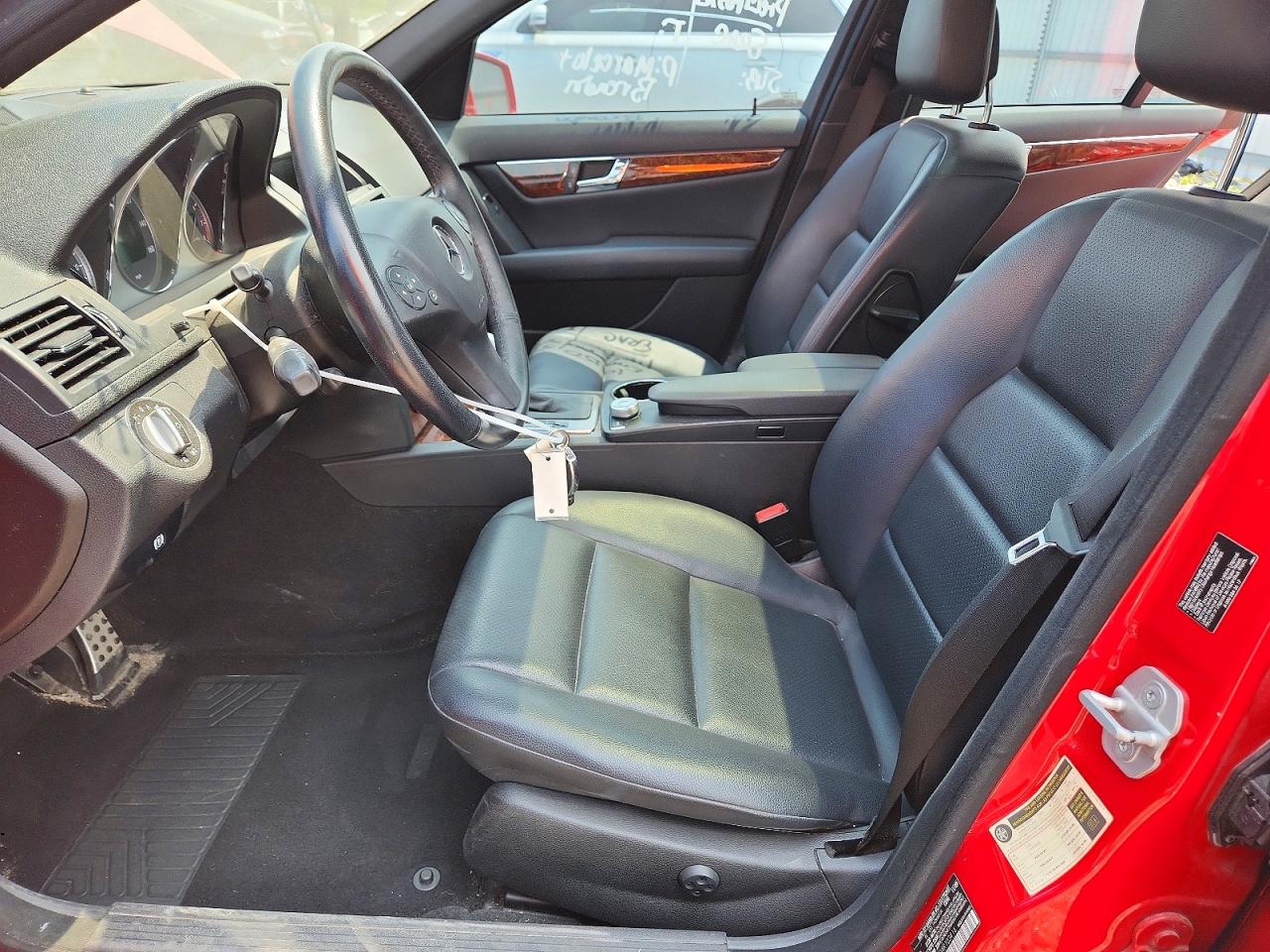 2010 Mercedes-benz C 300 4matic Red vin: WDDGF8BB0AR103416