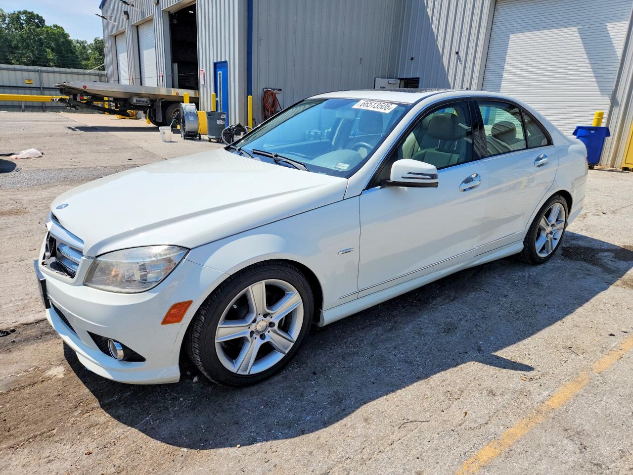2010 Mercedes-benz C 300 4matic White vin: WDDGF8BB0AR104517