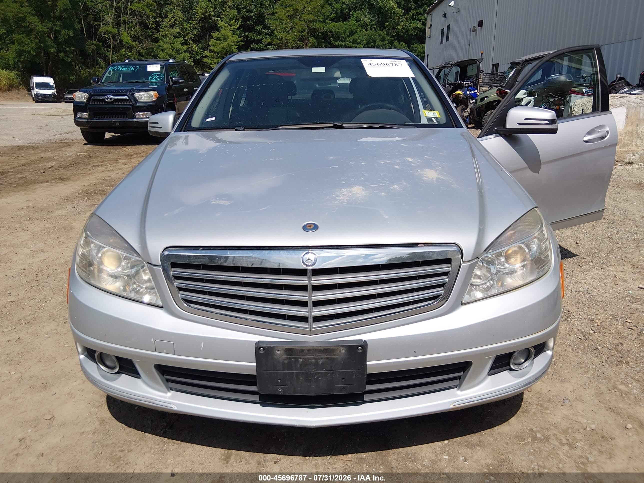 2010 Mercedes-benz C 300 Luxury 4matic Silver vin: WDDGF8BB0AR111287