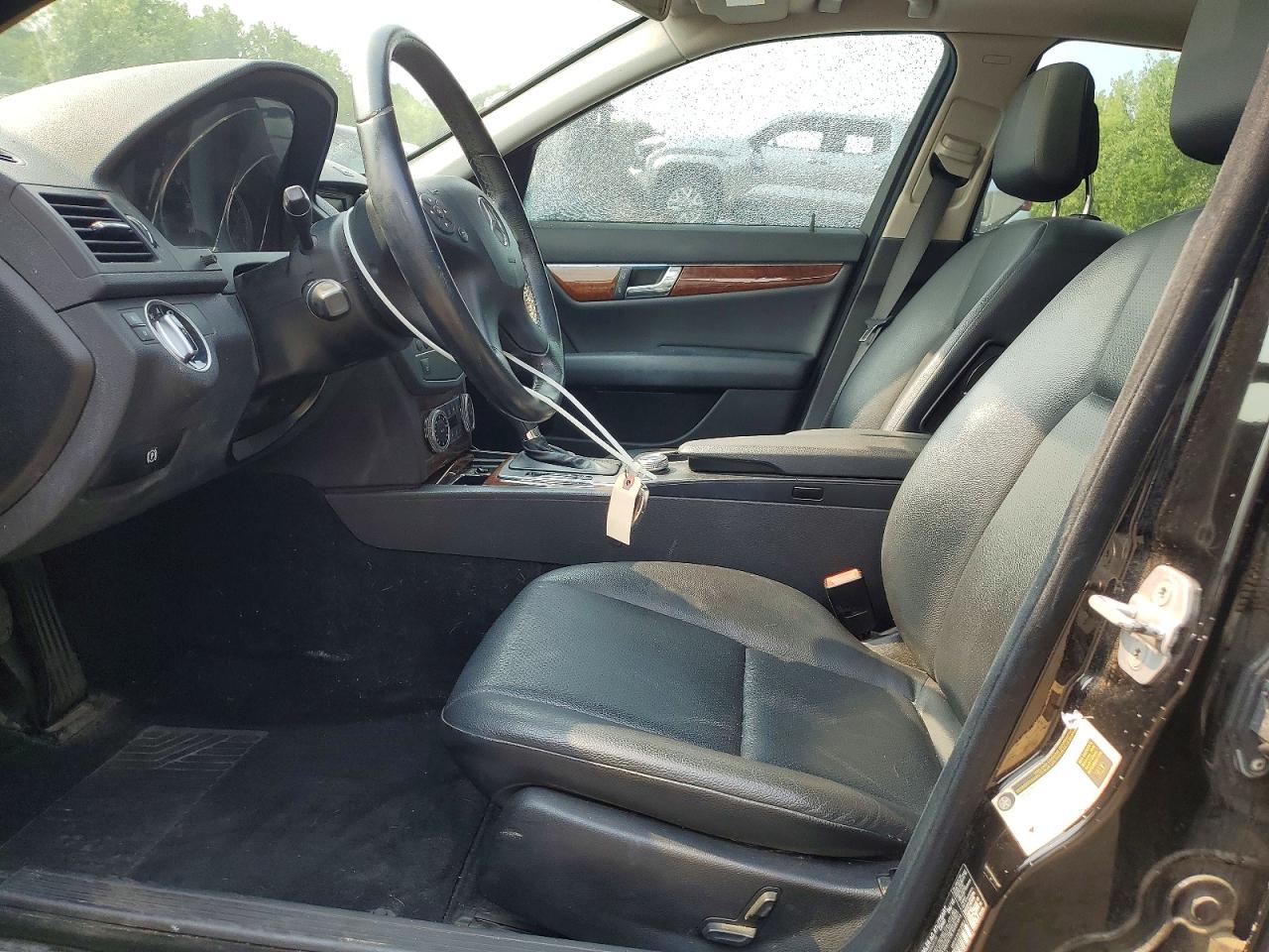 2011 Mercedes-benz C 300 4matic Black vin: WDDGF8BB0BR134053