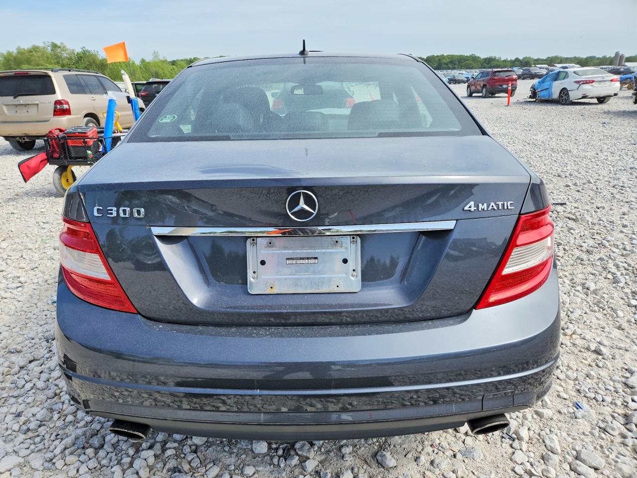 2011 Mercedes-benz C 300 4matic Gray vin: WDDGF8BB0BR137809