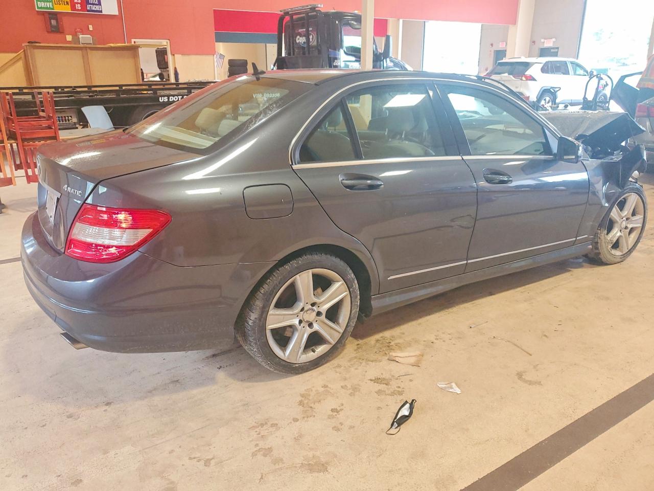 2011 Mercedes-benz C 300 4matic Gray vin: WDDGF8BB0BR142010