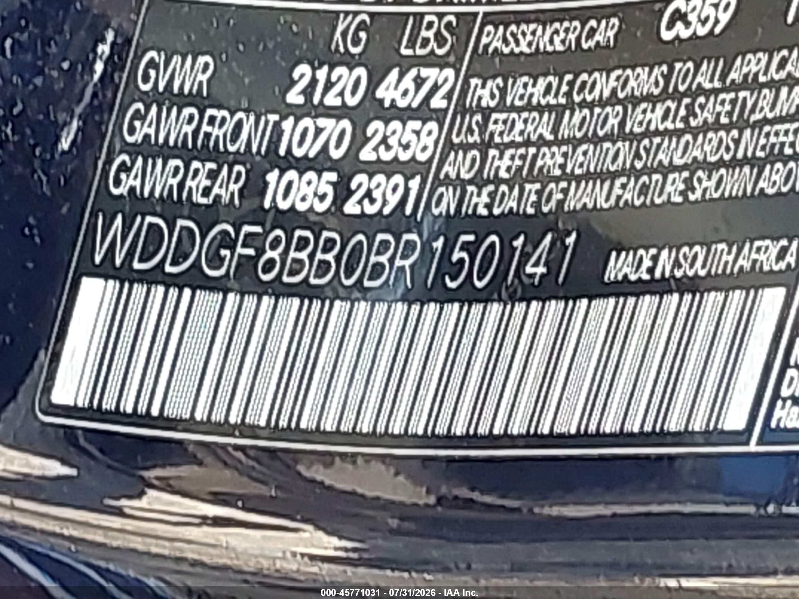 2011 Mercedes-benz C 300 Luxury 4matic/sport 4matic Синий vin: WDDGF8BB0BR150141