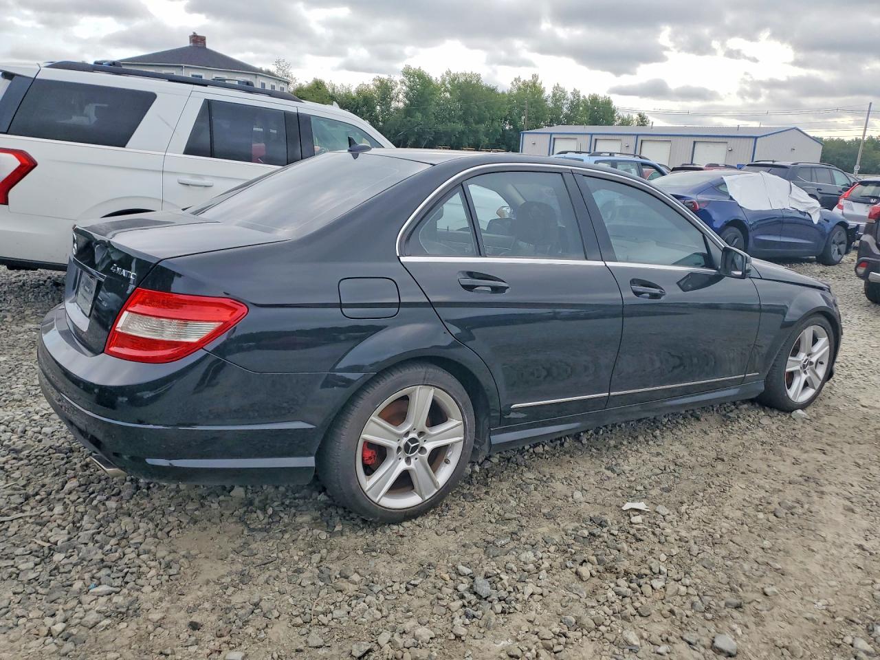 2011 Mercedes-benz C 300 4matic Black vin: WDDGF8BB0BR156571