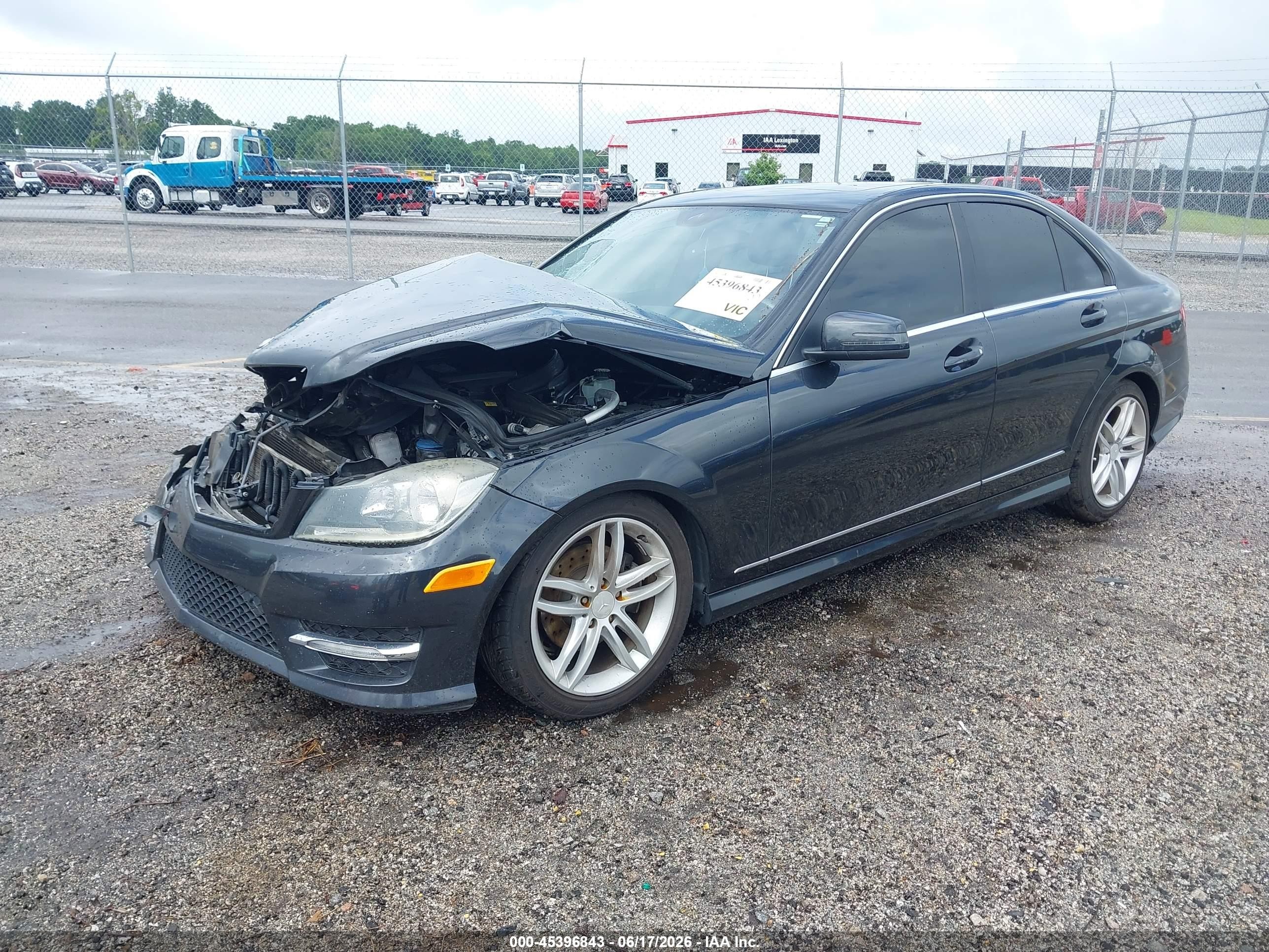 2012 Mercedes-benz C 300 Sport 4matic Black vin: WDDGF8BB0CA697197