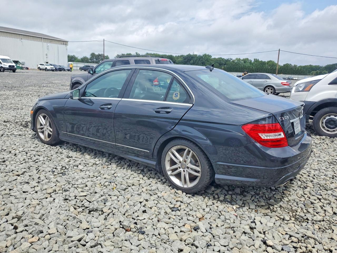 2012 Mercedes-benz C 300 4matic Gray vin: WDDGF8BB0CF857176