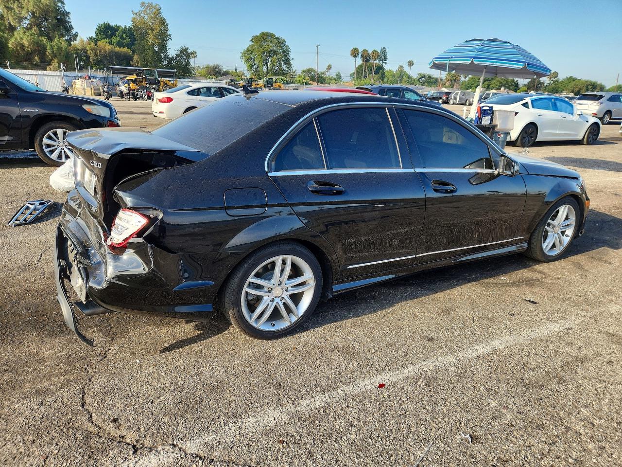 2012 Mercedes-benz C 300 4matic Черный vin: WDDGF8BB0CR204331