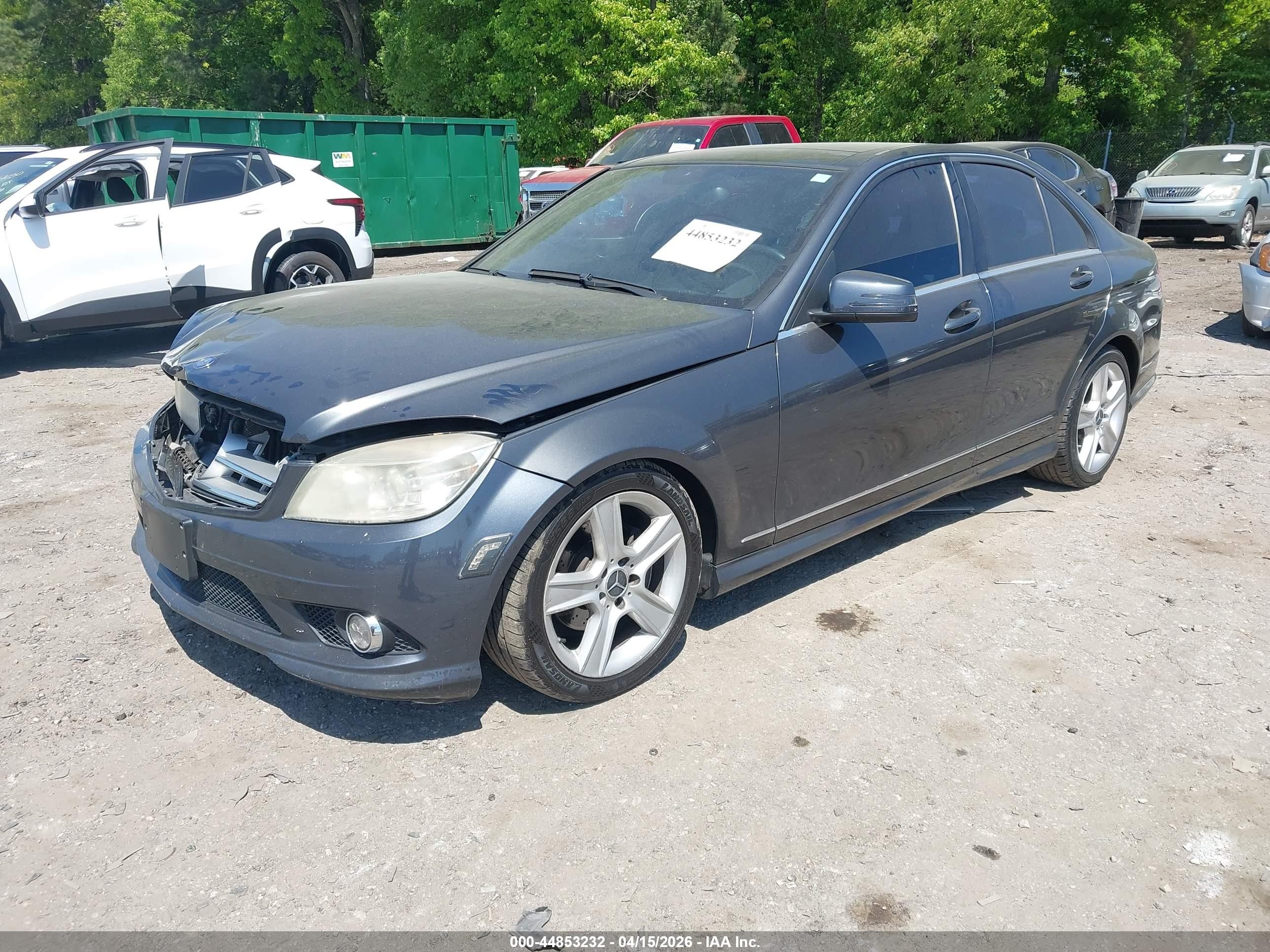 2010 Mercedes-benz C 300 Luxury 4matic/sport 4matic Gray vin: WDDGF8BB1AF406612